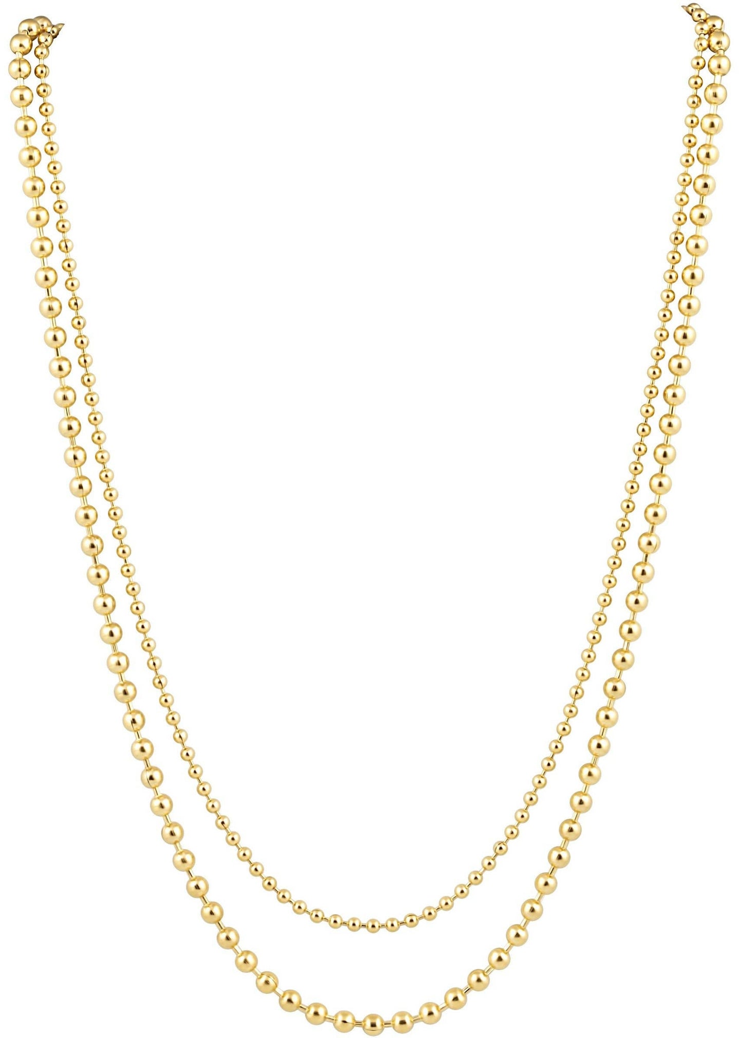 Beaded Double Necklace