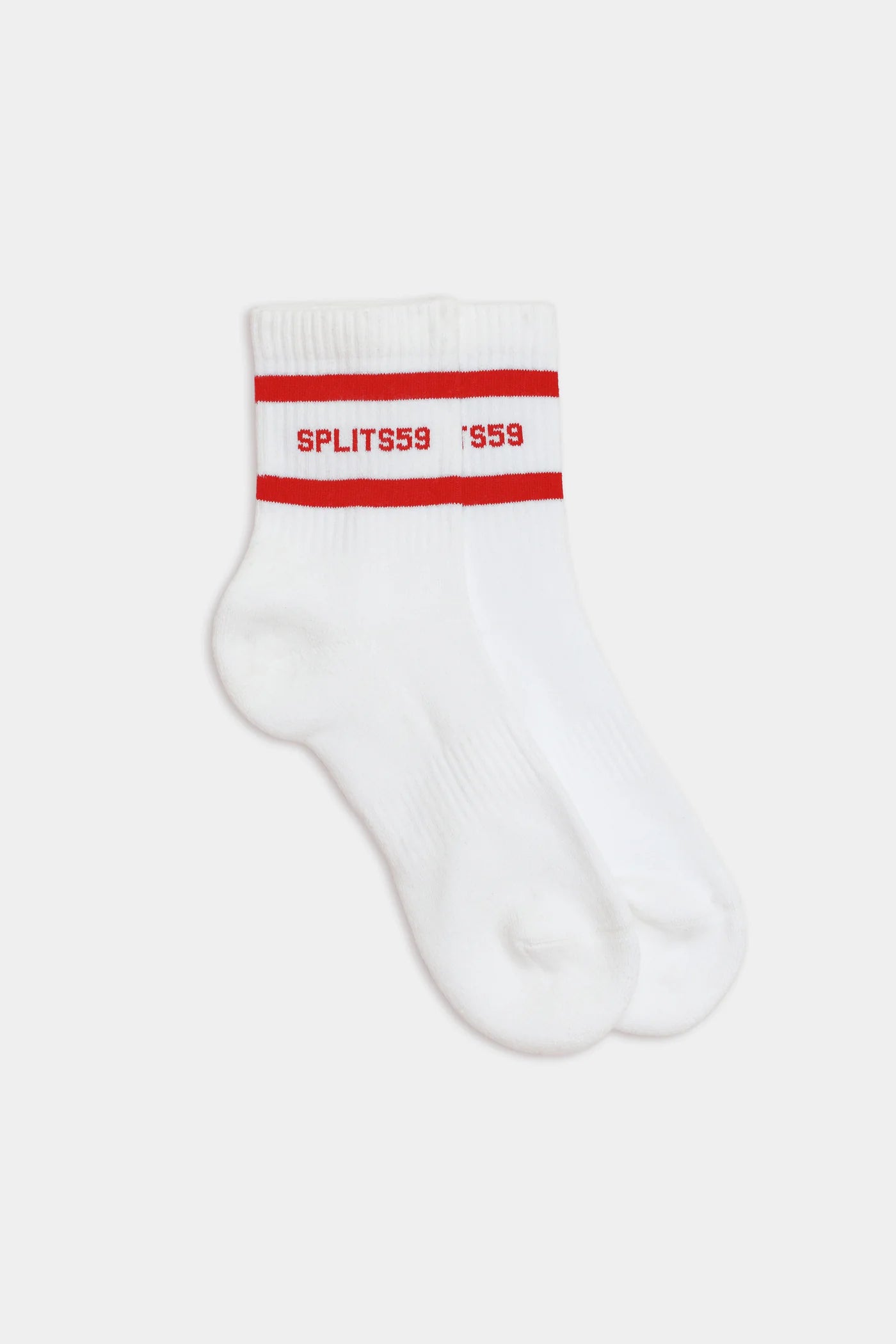 SPLITS59- LOGO STRIPE QUARTER SOCKS