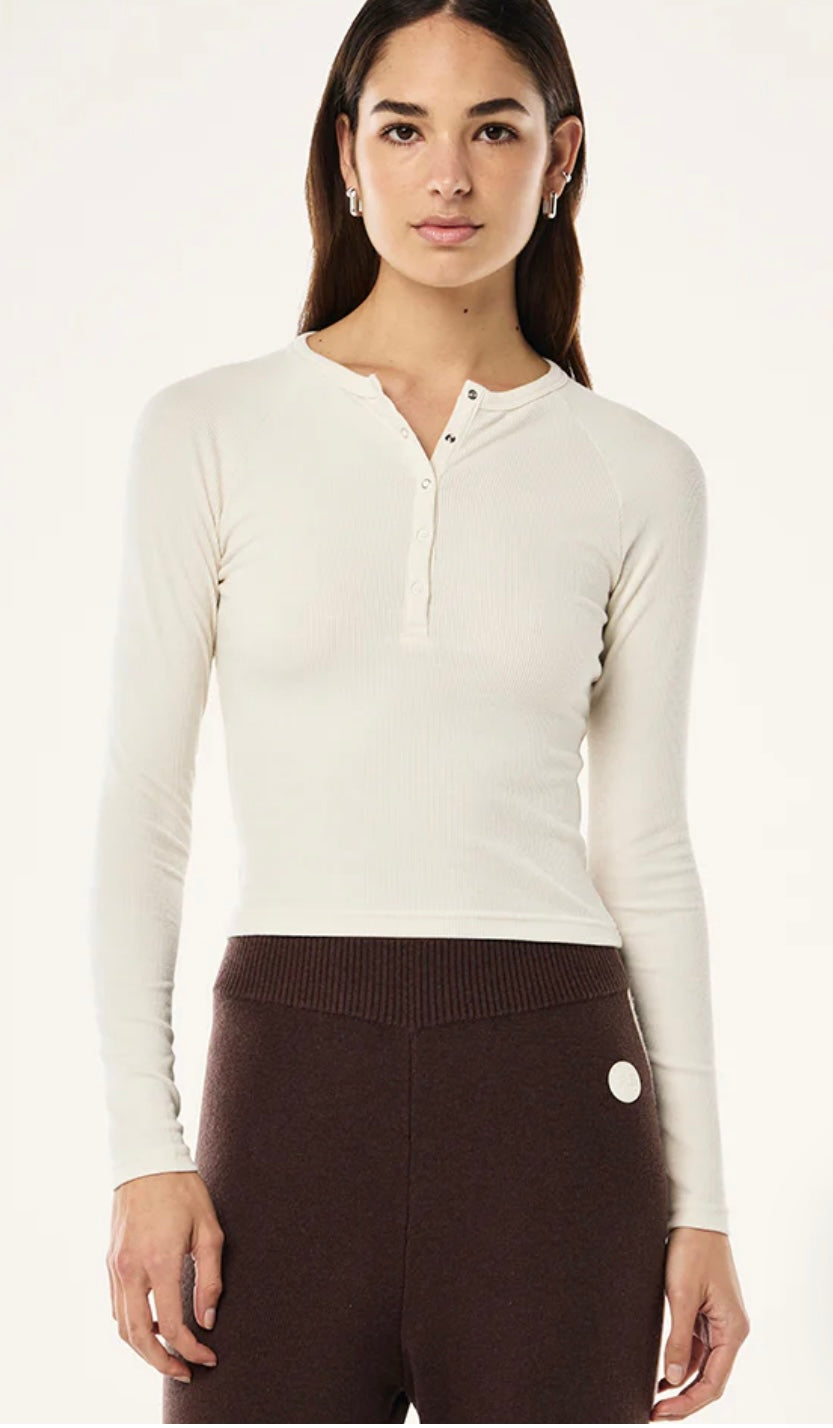 P.E NATION PRIVE RIB LS TEE