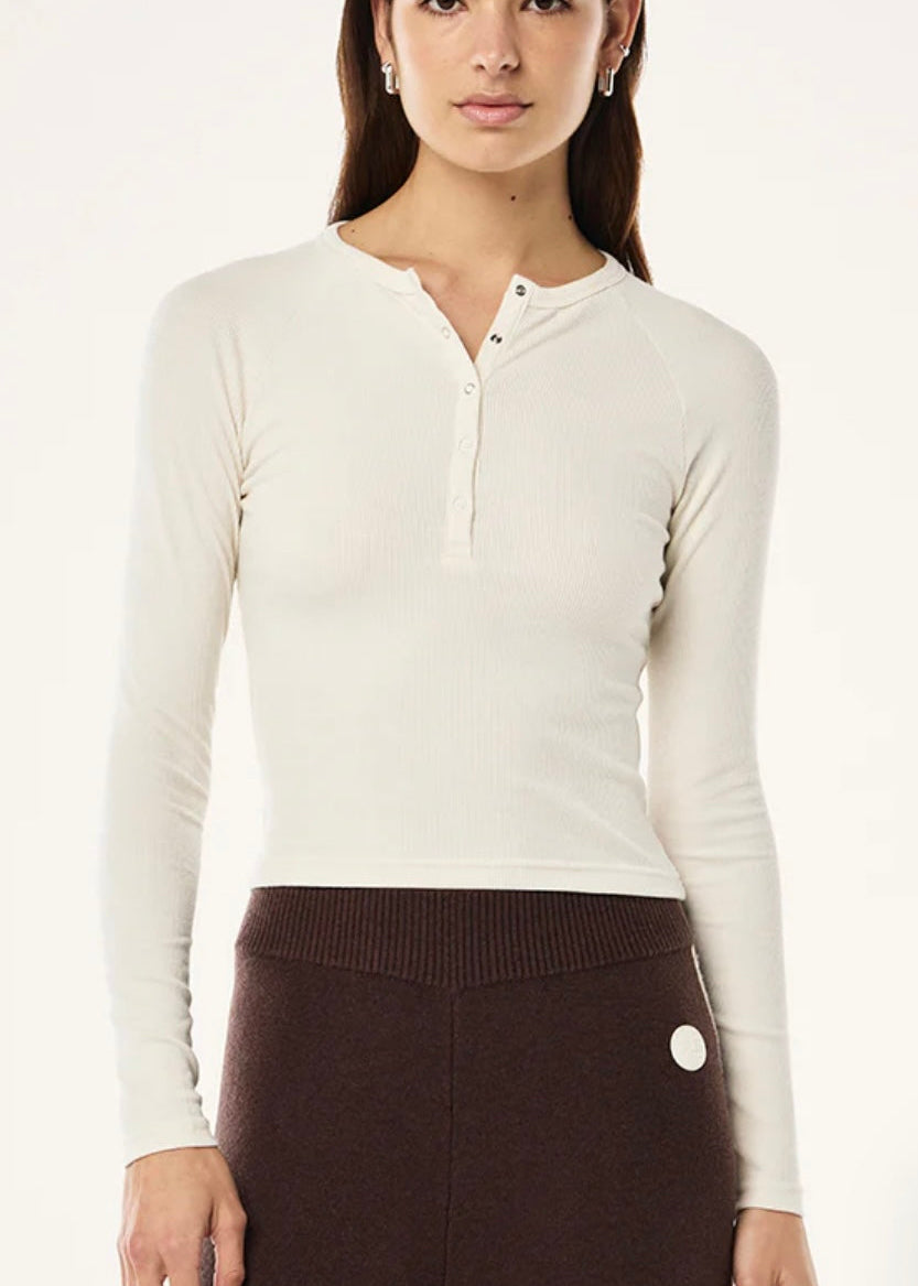 P.E NATION PRIVE RIB LS TEE