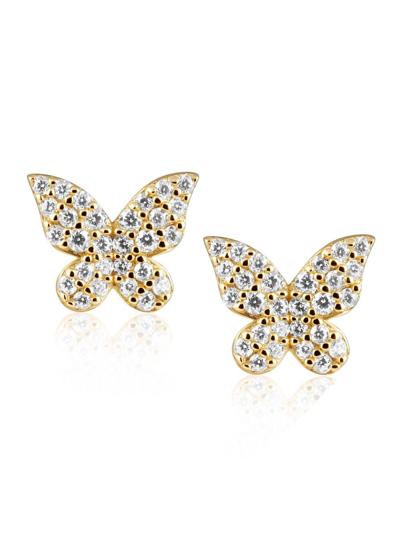 Elsie Pave Butterfly Studs
