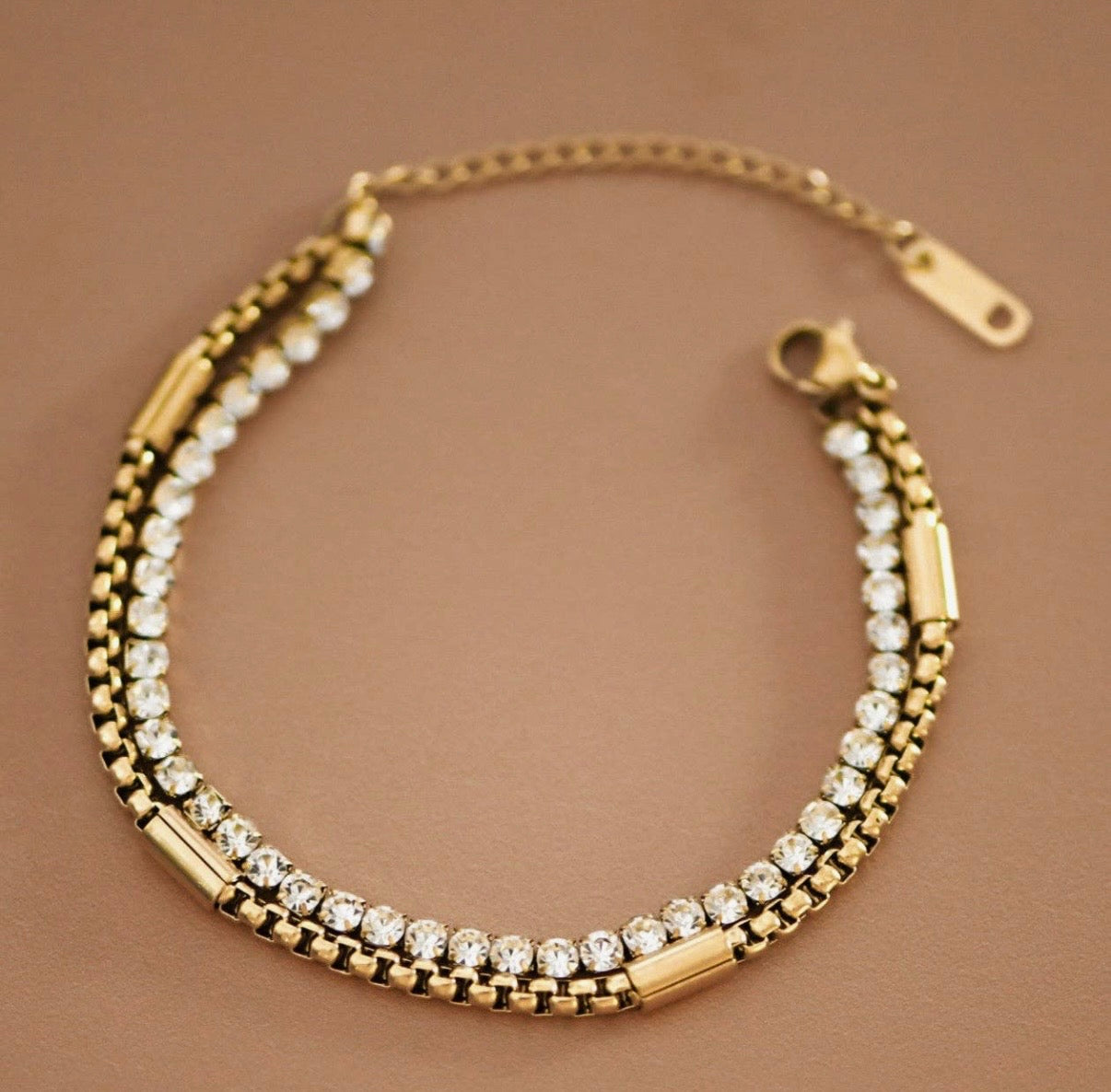 18K GOLD PLATED CHAIN BRACELET