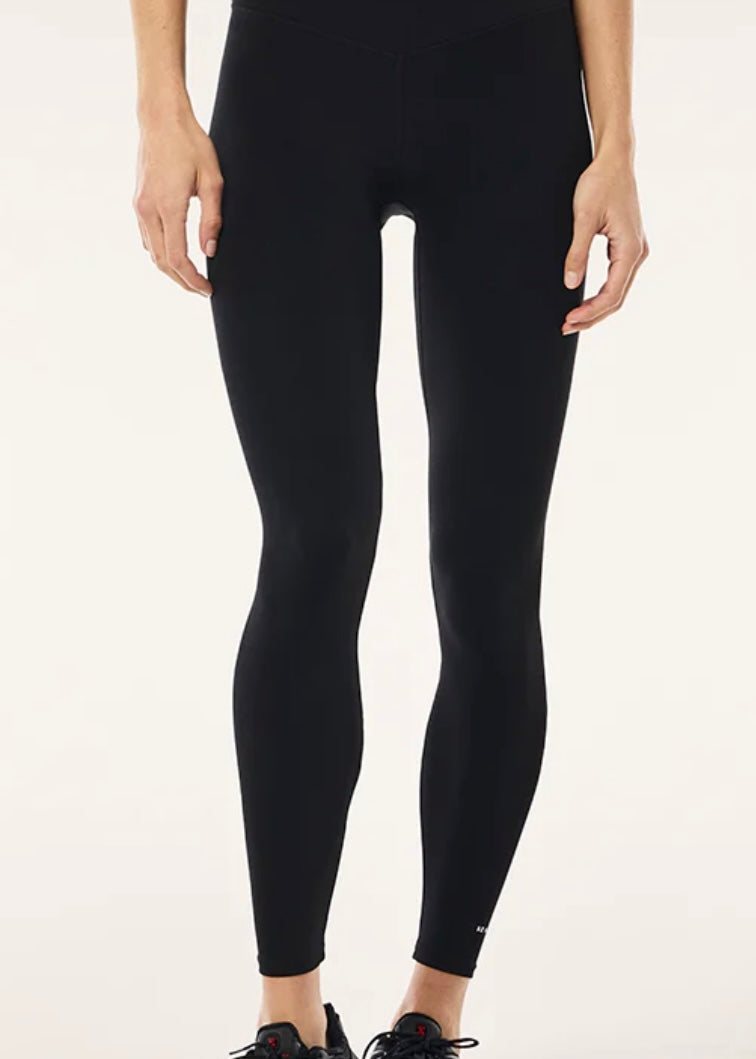 P.E NATION STATUS FL LEGGING BLACK AND WALNUT
