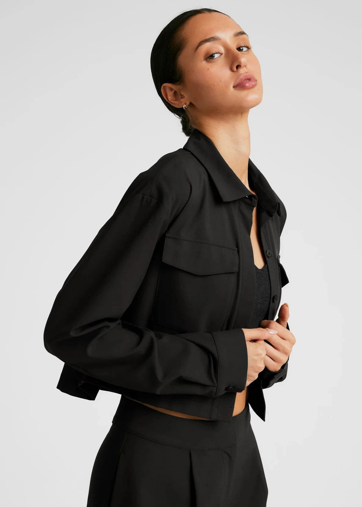 BEYOND YOGA- MIDTOWN CROPPED JACKET