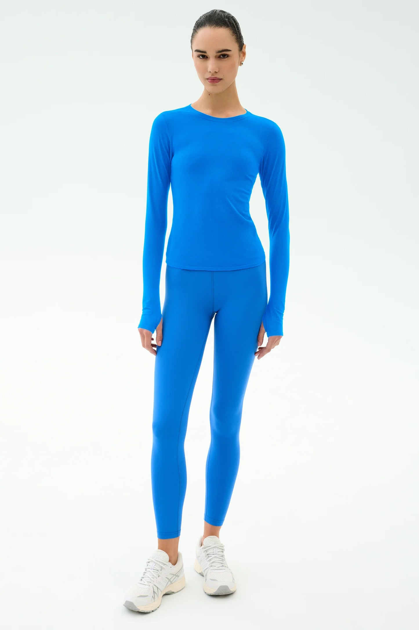 SPLITS59- AIRWEIGHT LITE LONG SLEEVE WAIST LENGTH BLUE
