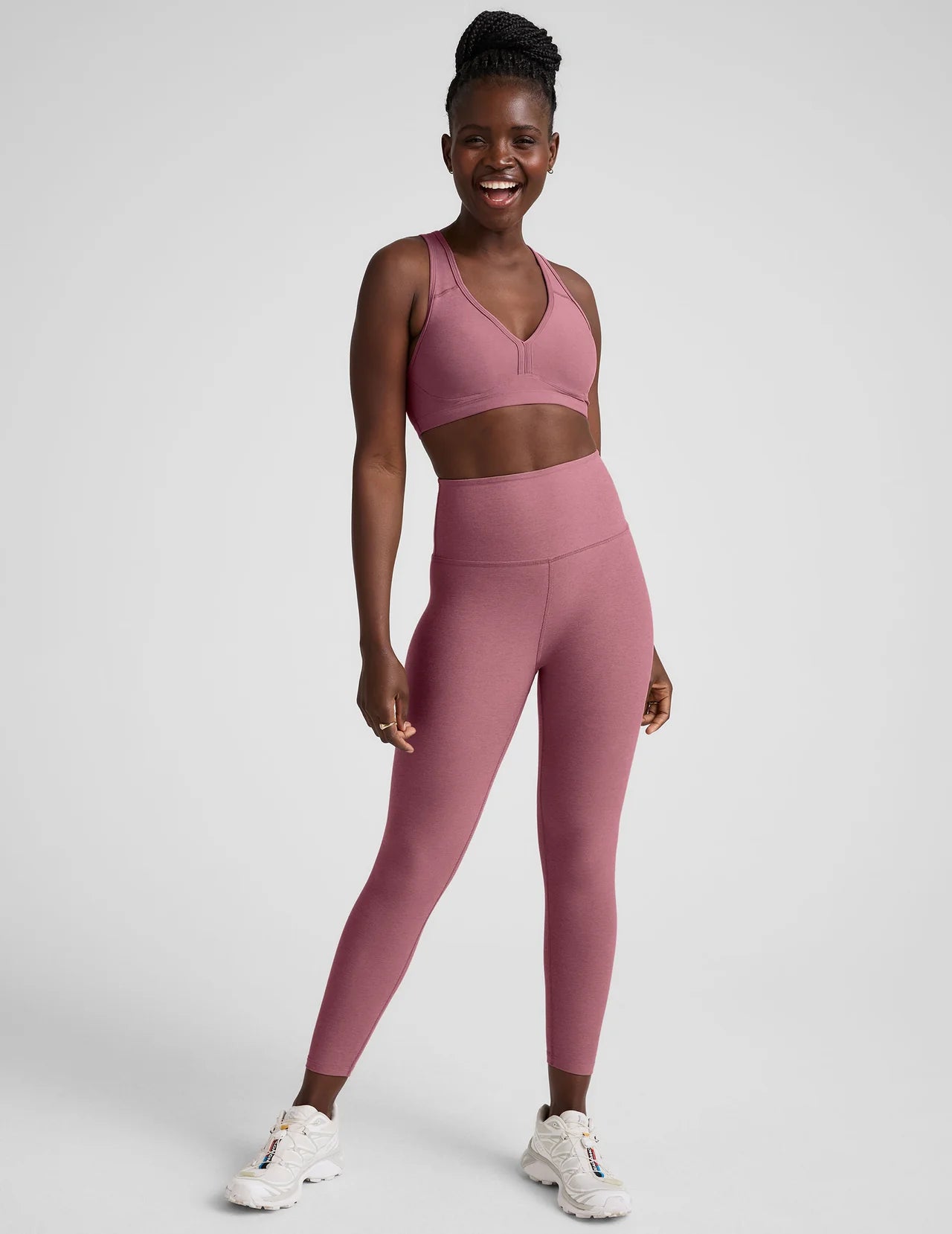 BEYOND YOGA- SPACEDYE LIFT YOUR SPIRITS BRA