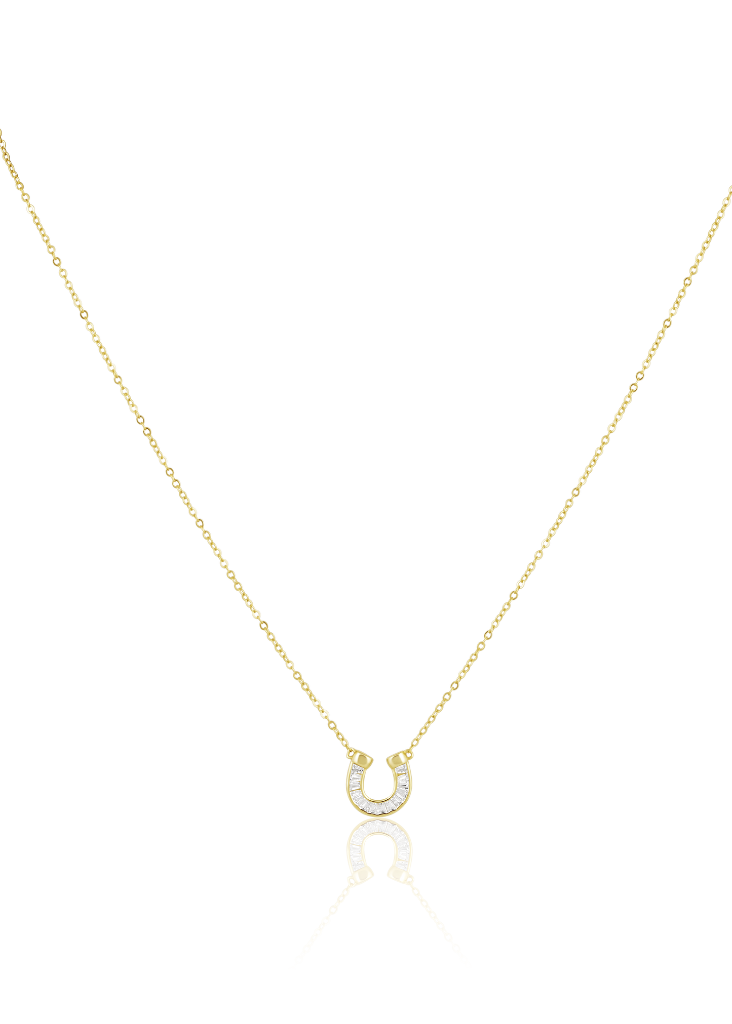 Off To The Races Horseshoe Necklace