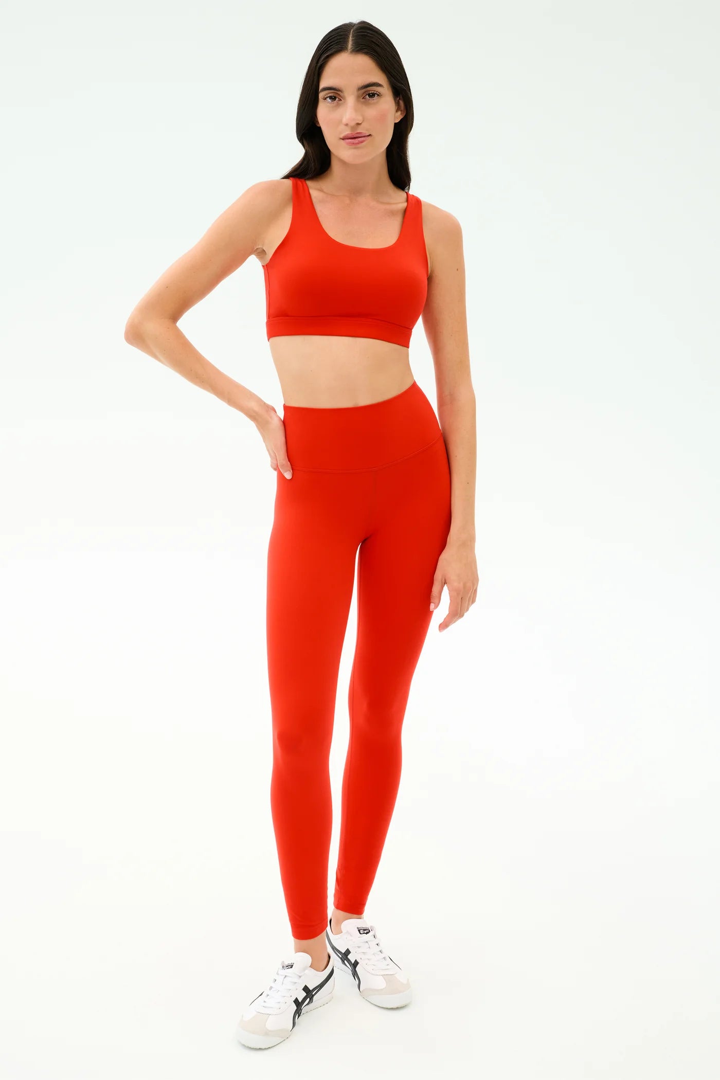 SPLITS59- SPRINT HIGH WAIST RIGOR 7/8 LOTUS RED