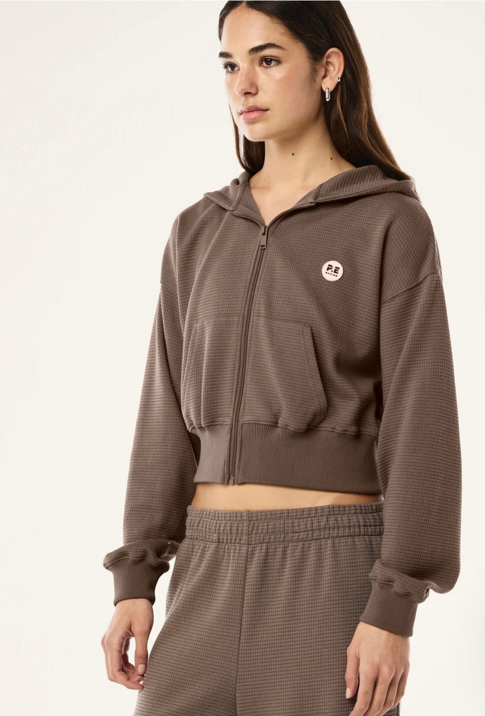 P.E NATION- PRINTEMPS ZIP THROUGH HOODIE