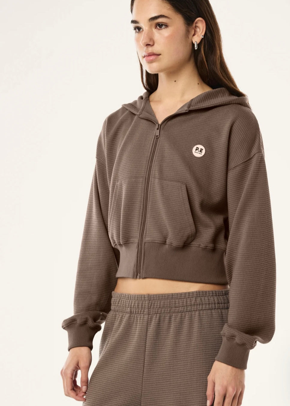 P.E NATION- PRINTEMPS ZIP THROUGH HOODIE