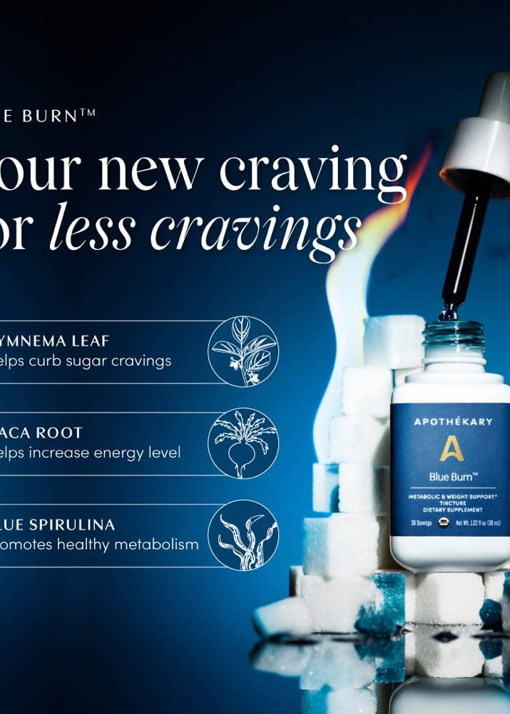 Blue Burn, metabolic & weight support tincture