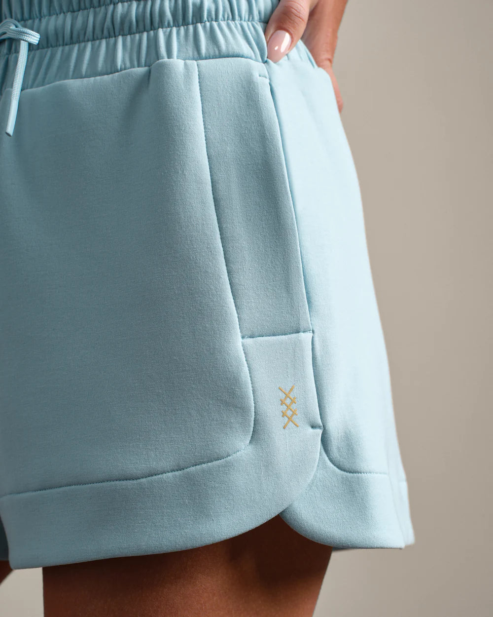 RHONE- DREAMGLOW SHORT 3” POOL BLUE