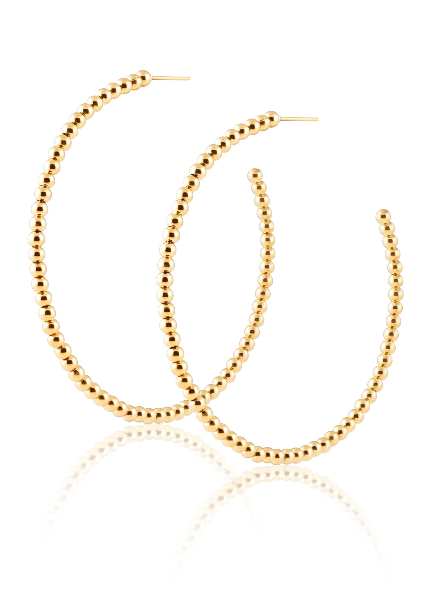 Chelsea Beaded Hoops