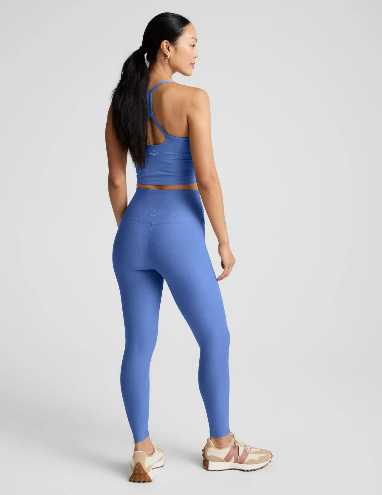 BEYOND YOGA- SPACEDYE CAUGHT IN THE MIDI HIGH WAISTED LEGGING WILDFLOWER BLUE