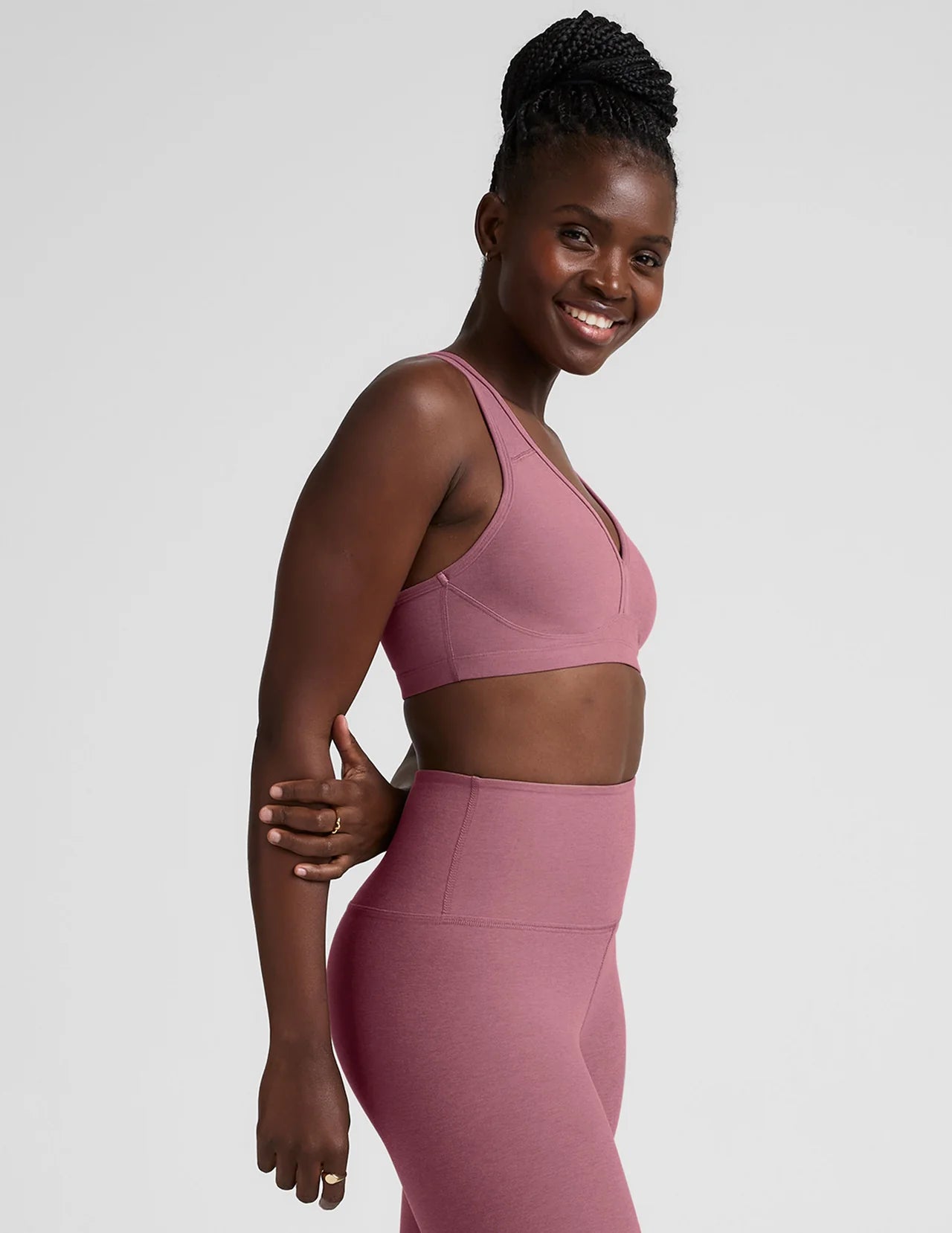BEYOND YOGA- SPACEDYE LIFT YOUR SPIRITS BRA