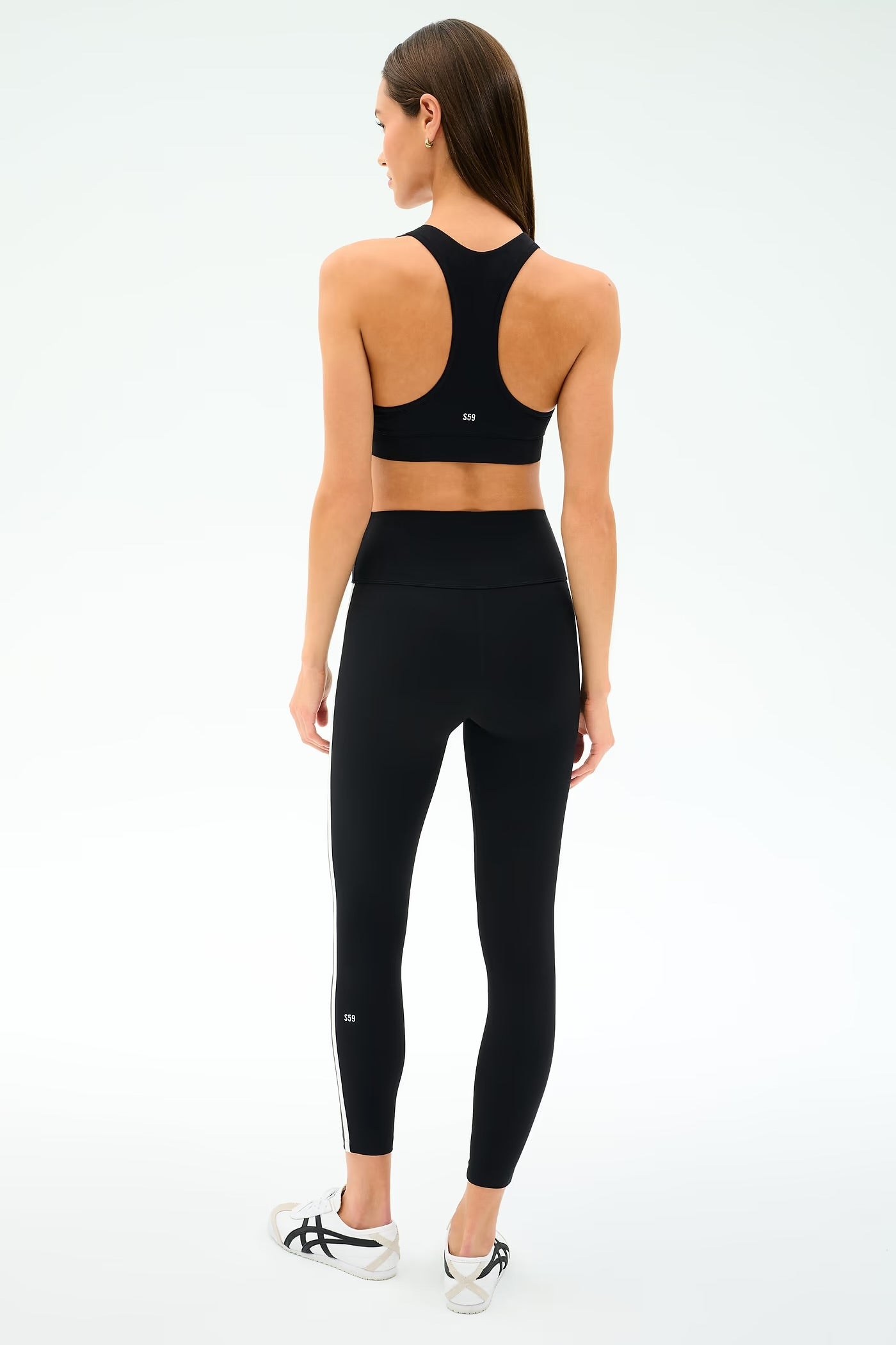 SPLITS59- MIA RIGOR 7/8 LEGGING BLACK W/STRIPE