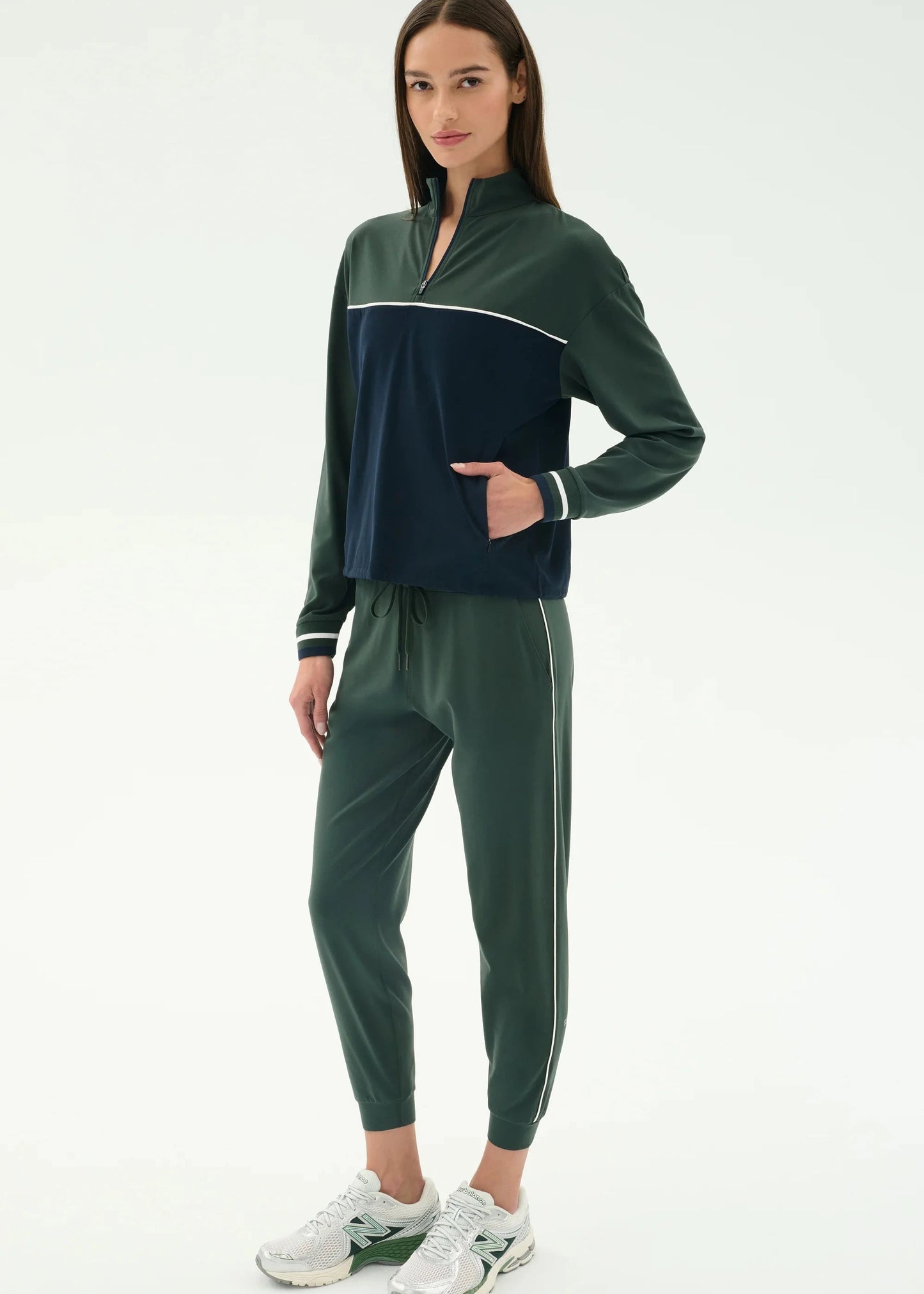 SPLITS59- AIRWEIGHT JOGGER 7/8 WITH PIPING