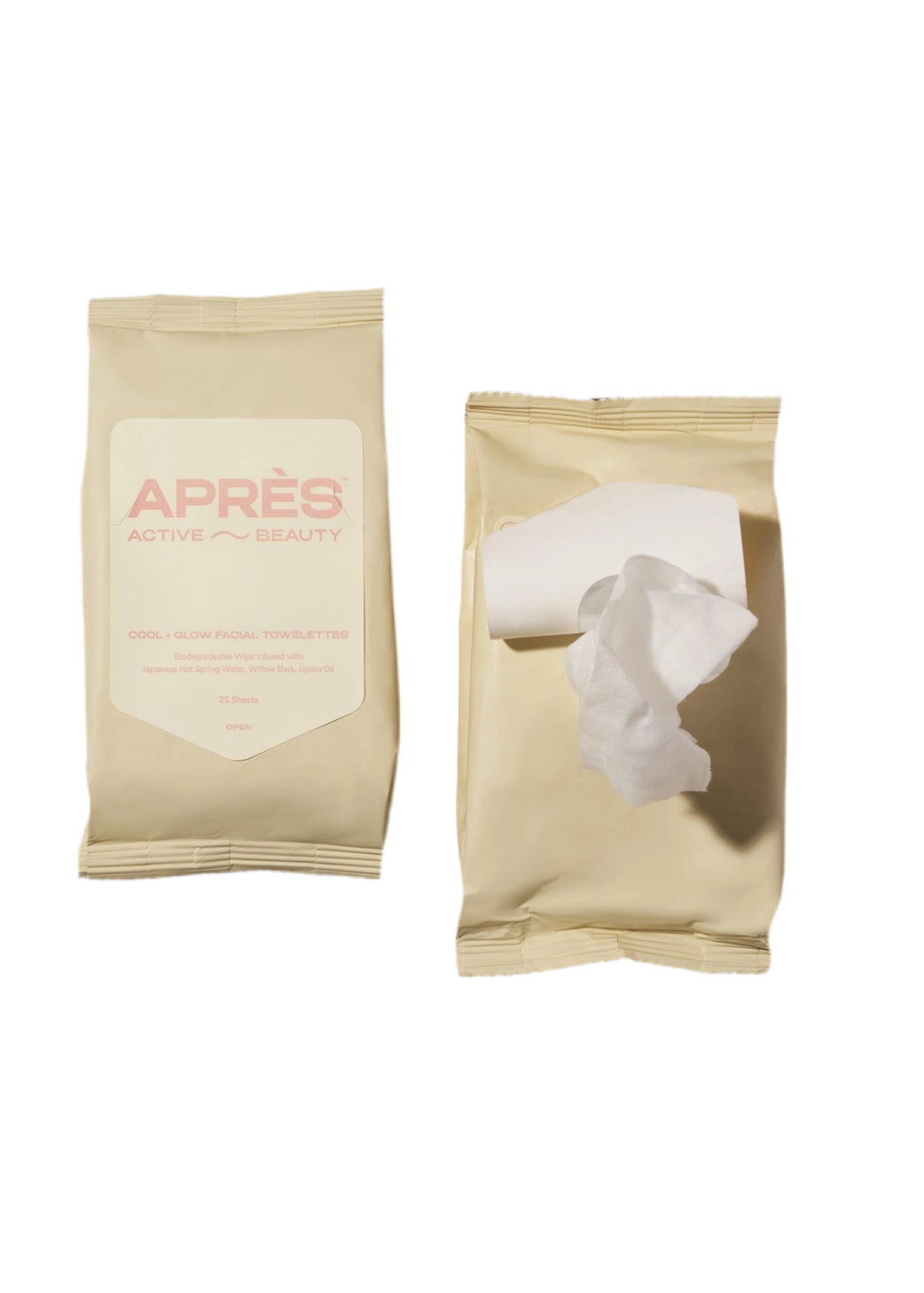 APRES BEAUTY- COOL + GLOW FACIAL TOWELETTES
