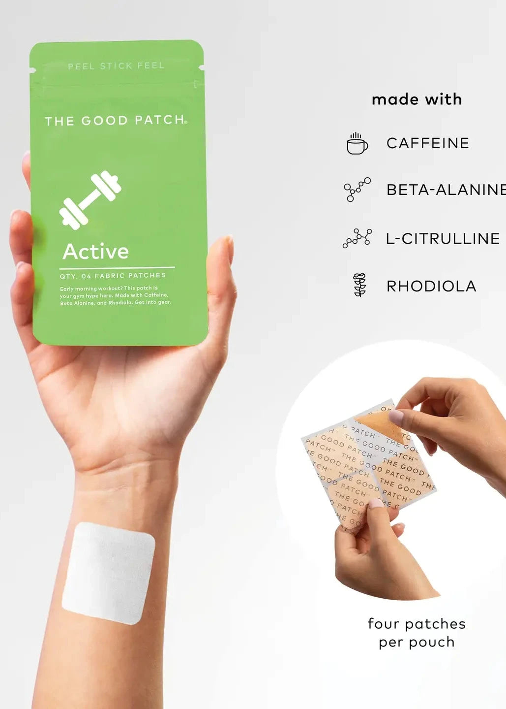 THE GOOD PATCH- ACTIVE PLANT-BASED WELLNESS PATCH
