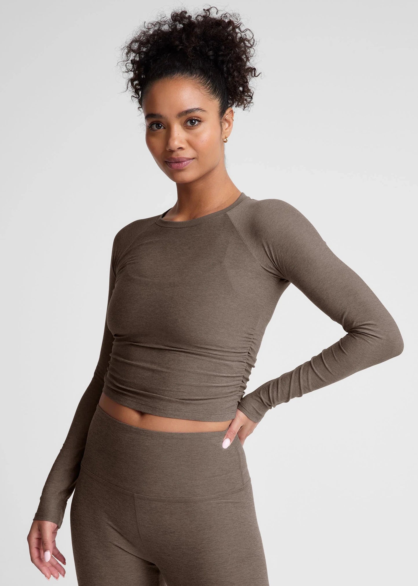 BEYOND YOGA- FEATHERWEIGHT YOUR FIT LONG SLEEVE TOP