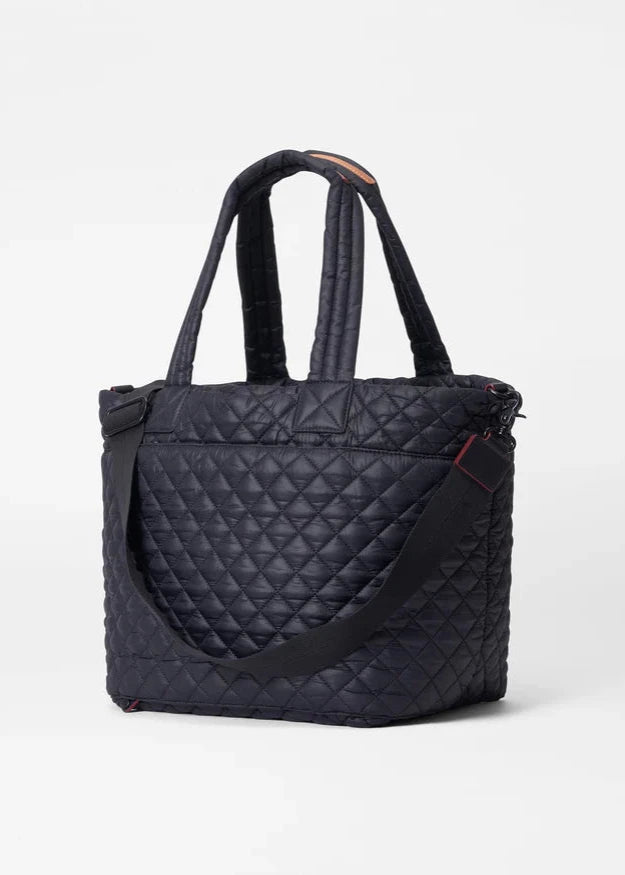 MZ WALLACE- BLACK MEDIUM METRO TOTE