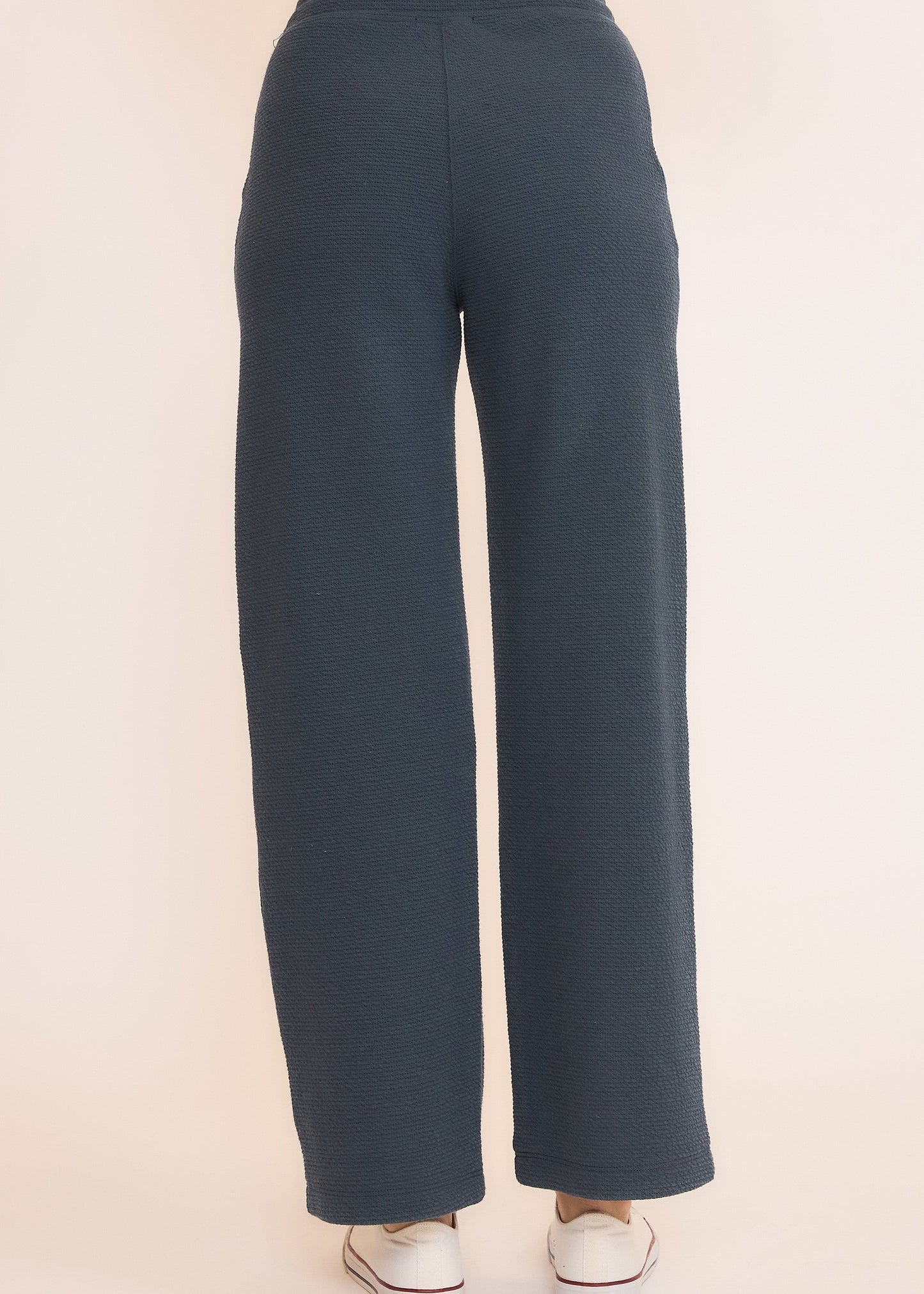 SEERSUCKER WIDE LEG PANT