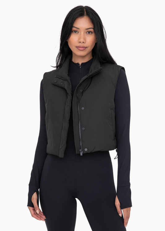 CROPPED PUFFER VEST
