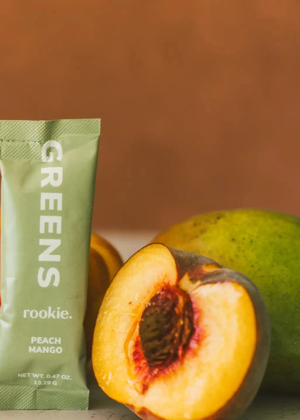 ROOKIE WELLNESS- CRISP APPLE GREENS- PEACH MANGO