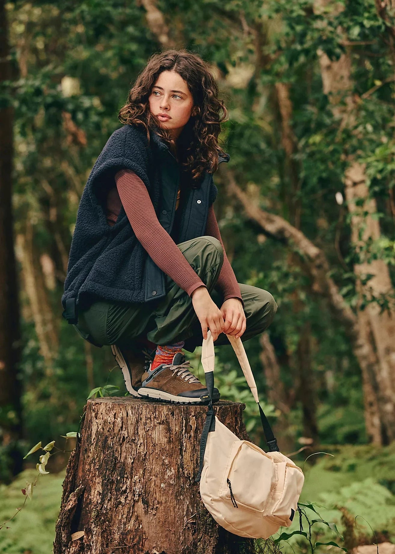 FREE PEOPLE- SCOUT IT OUT FLEECE VEST