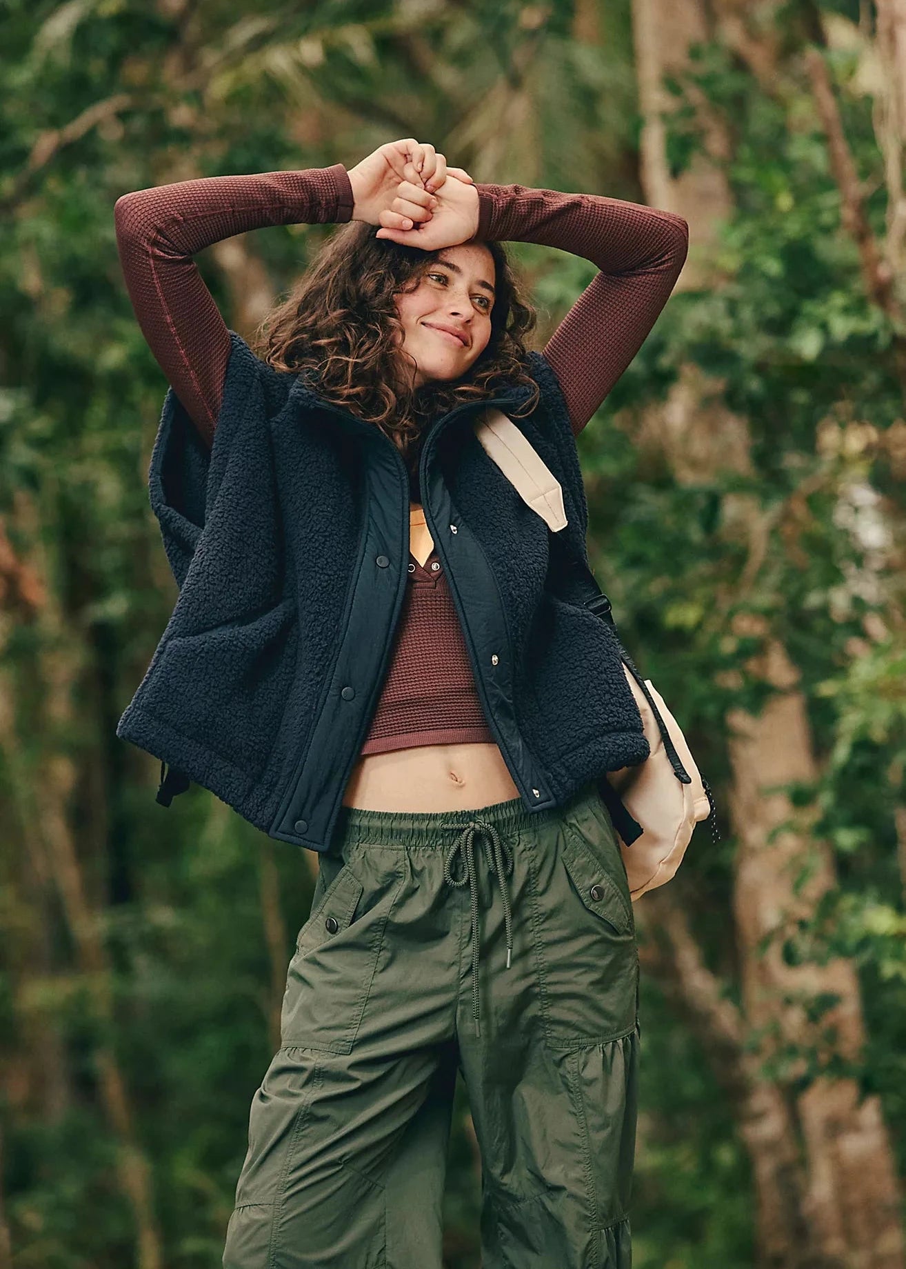 FREE PEOPLE- SCOUT IT OUT FLEECE VEST