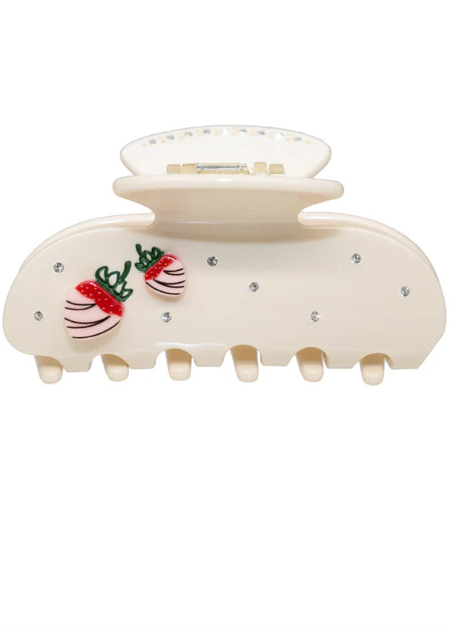 EMI JAY- SWEETHEART CLIP- WHITE CHOC STRAWBERRY