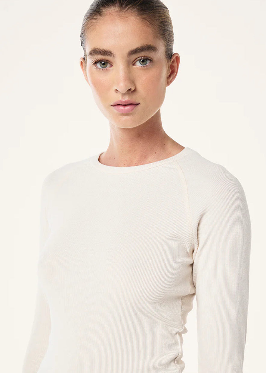P.E NATION- FREE PLAY 3.0 LS RIB TEE