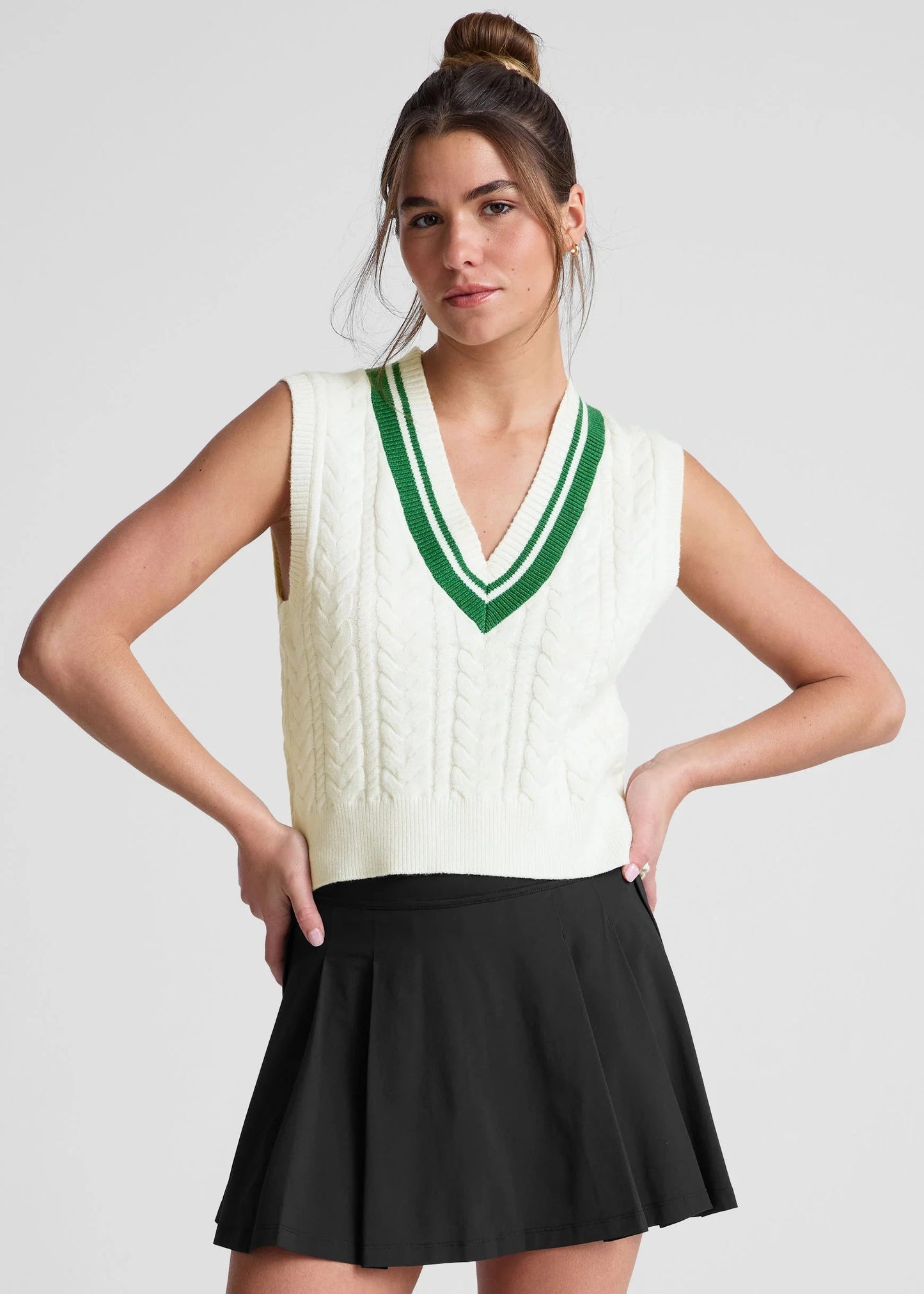 BEYOND YOGA- THE CABLE KNIT VEST