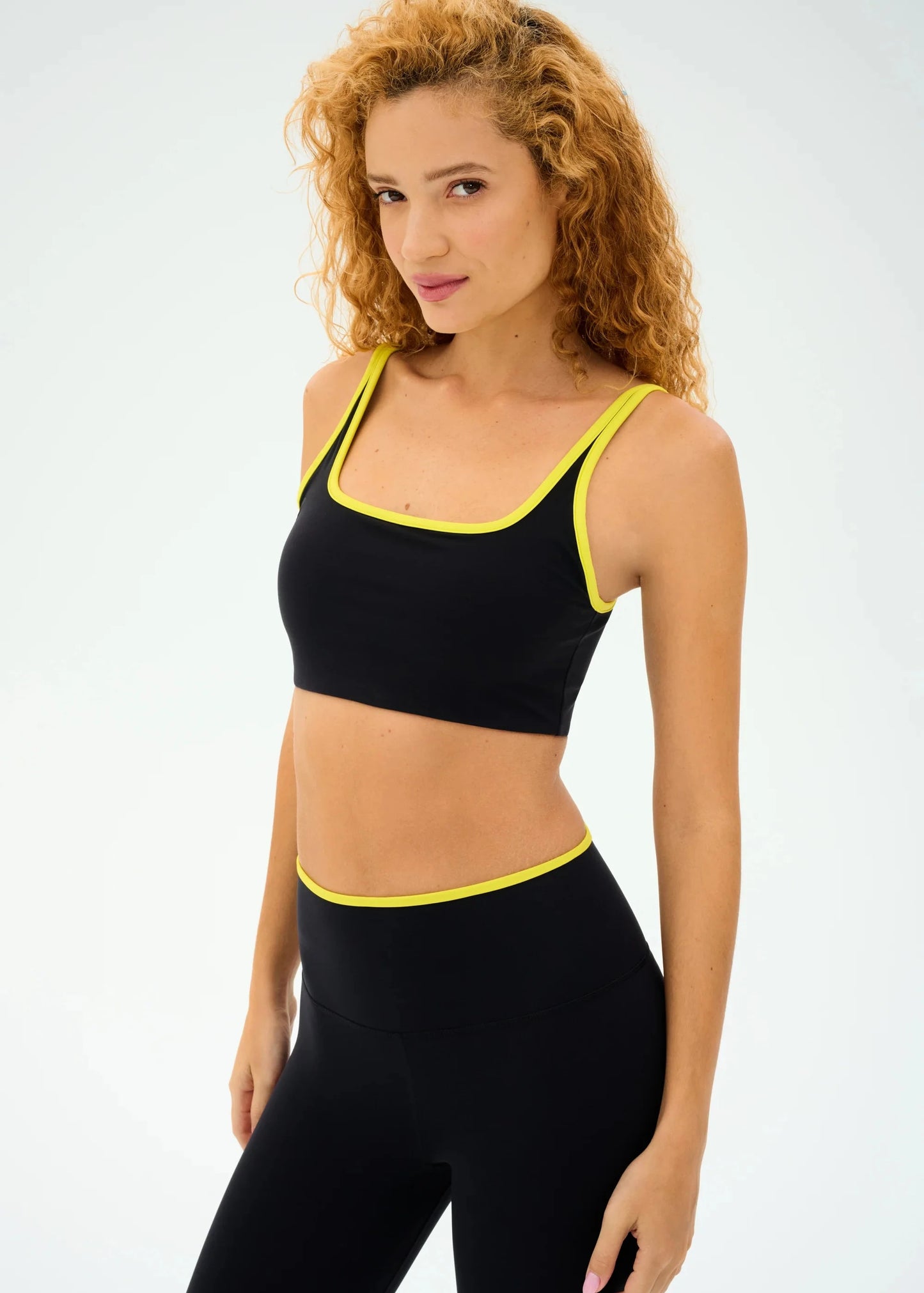 SPLITS59- CAIT RIGOR BRA- CHARTREUSE