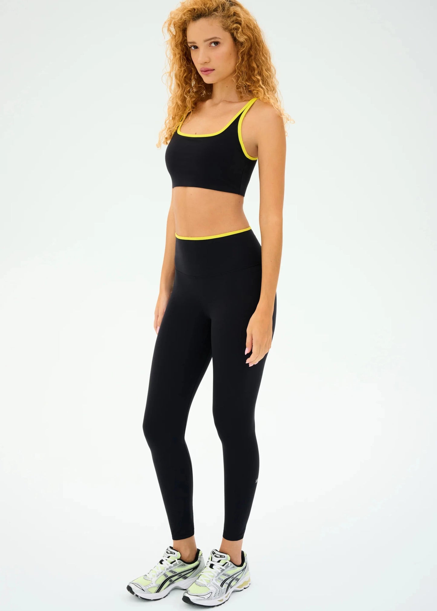 SPLITS59- CAIT RIGOR BRA- CHARTREUSE