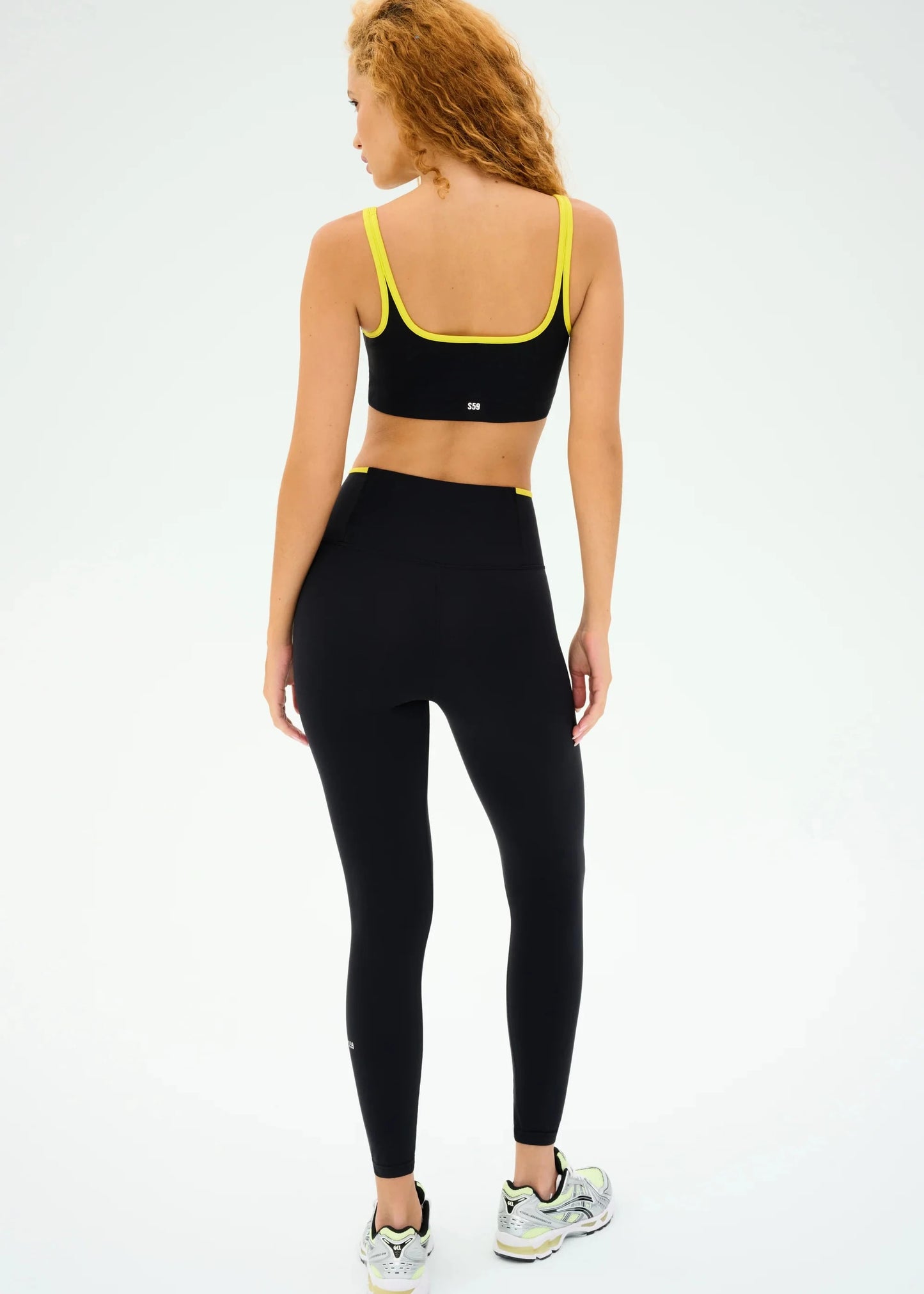 SPLITS59- CAIT RIGOR BRA- CHARTREUSE