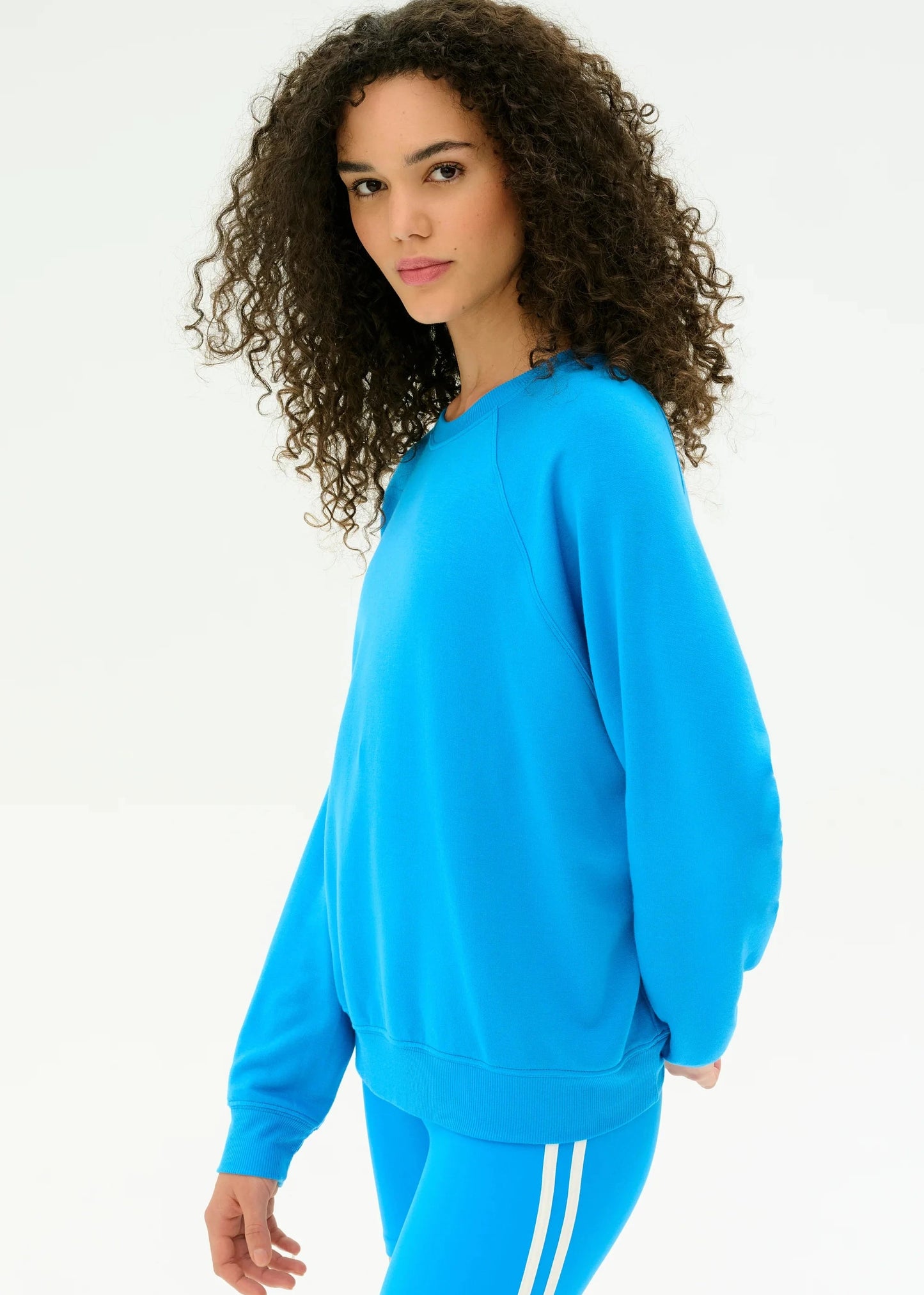 SPLITS59- ANDIE FLEECE SWEATSHIRT RIVIERA