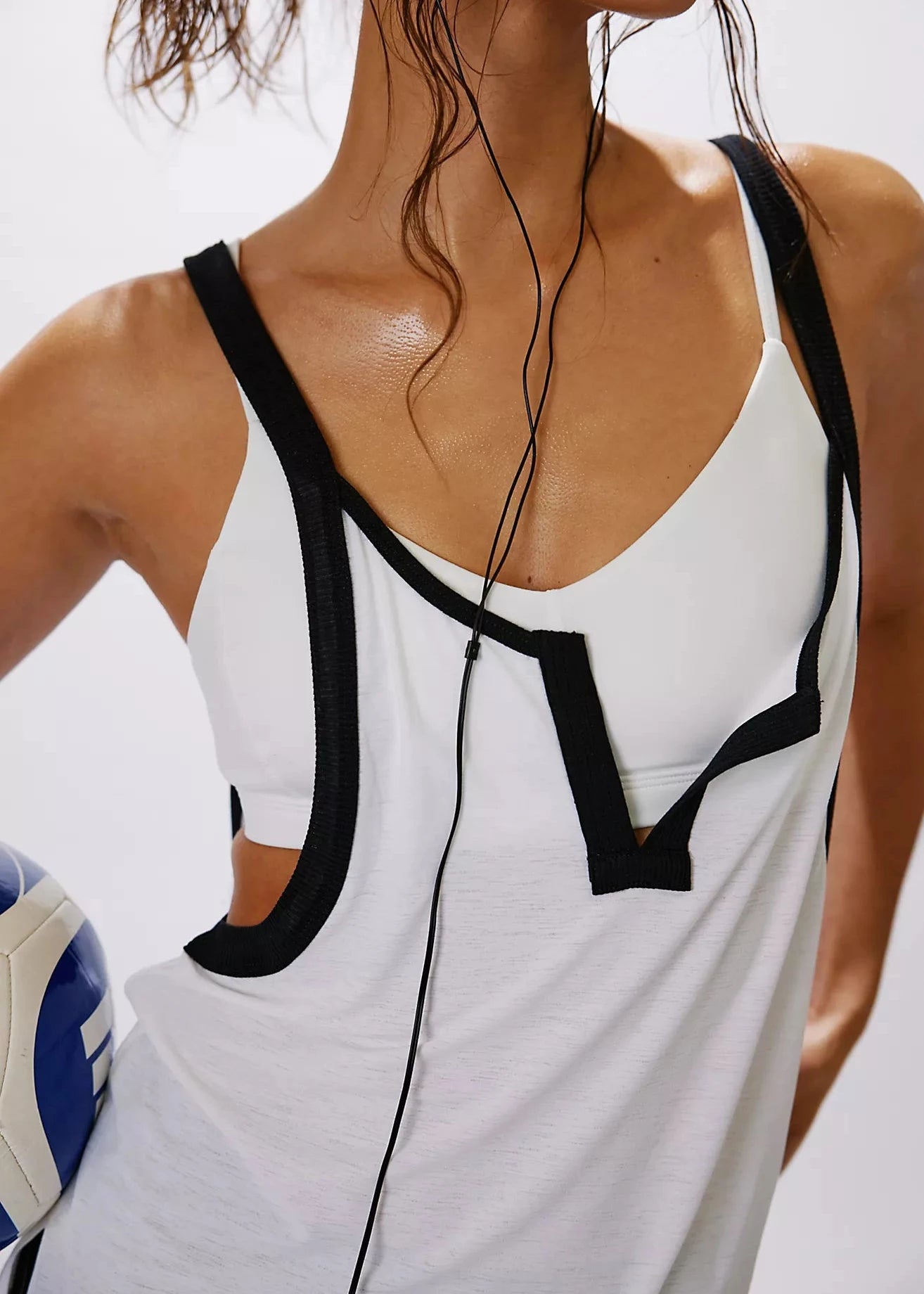 FREE PEOPLE- BATTER UP TANK