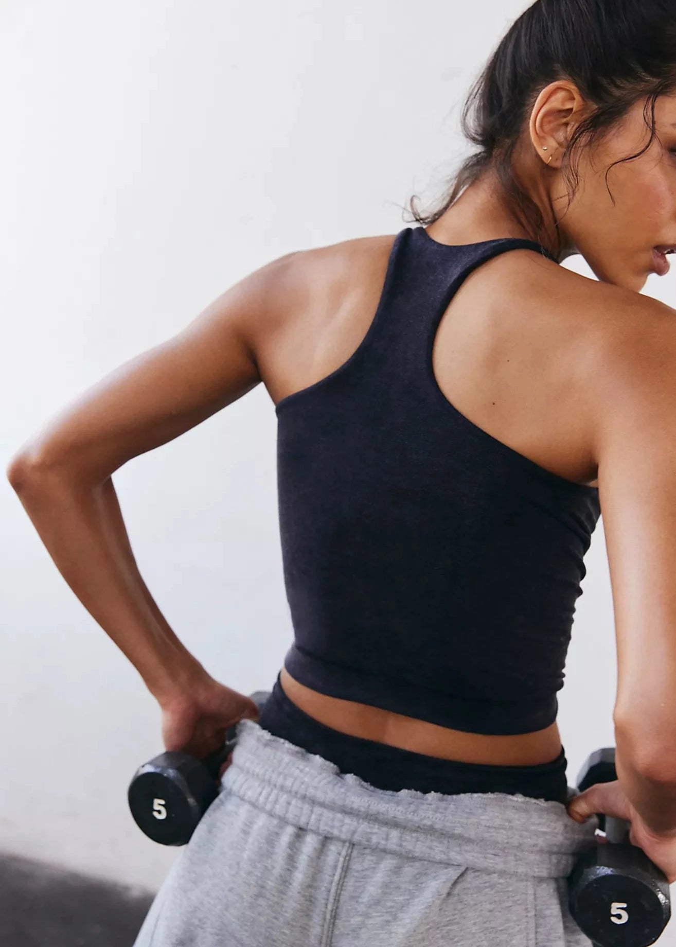 FREE PEOPLE- GO TO SMOOTH SQUARE NECK CAMI