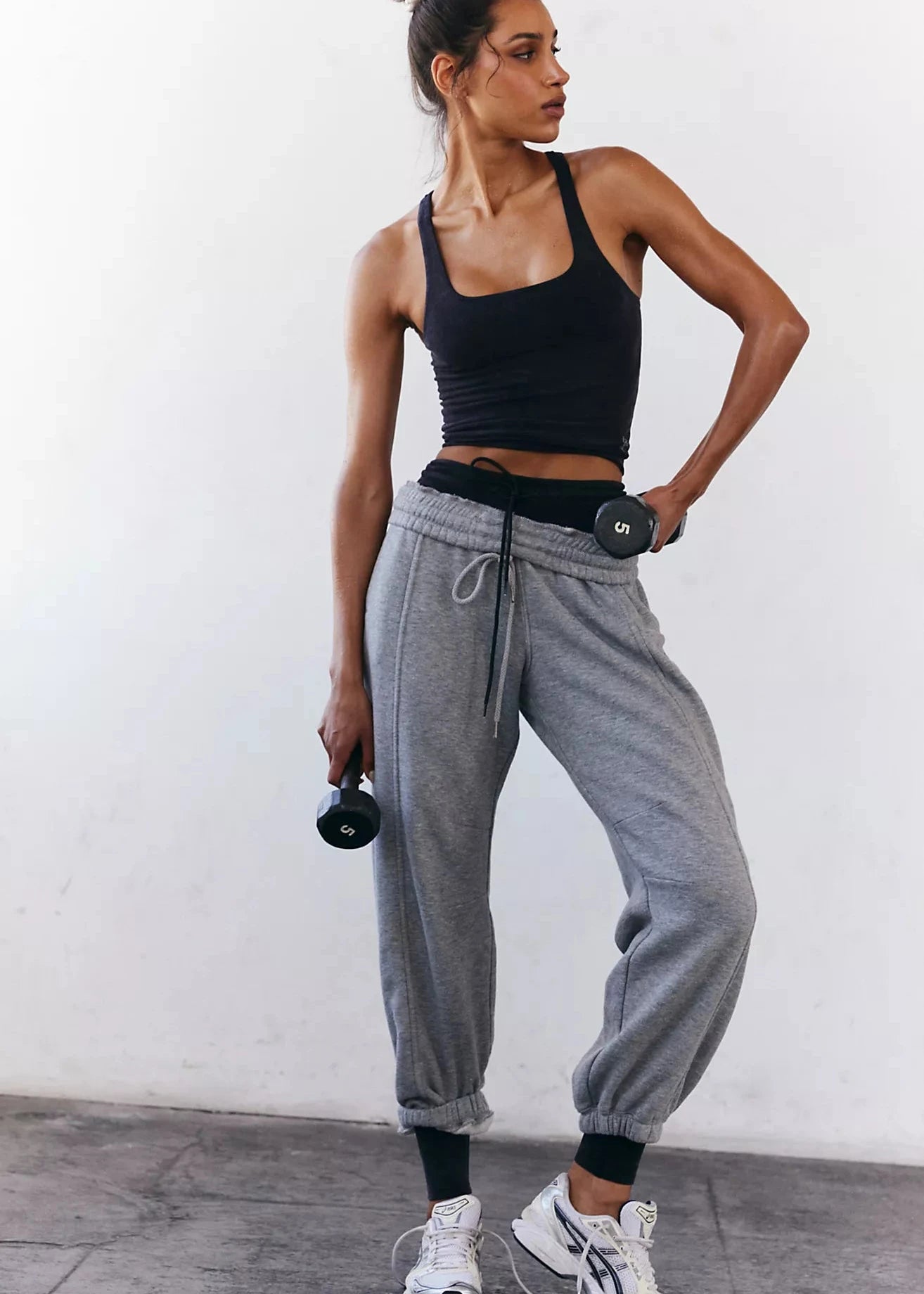 FREE PEOPLE- GO TO SMOOTH SQUARE NECK CAMI