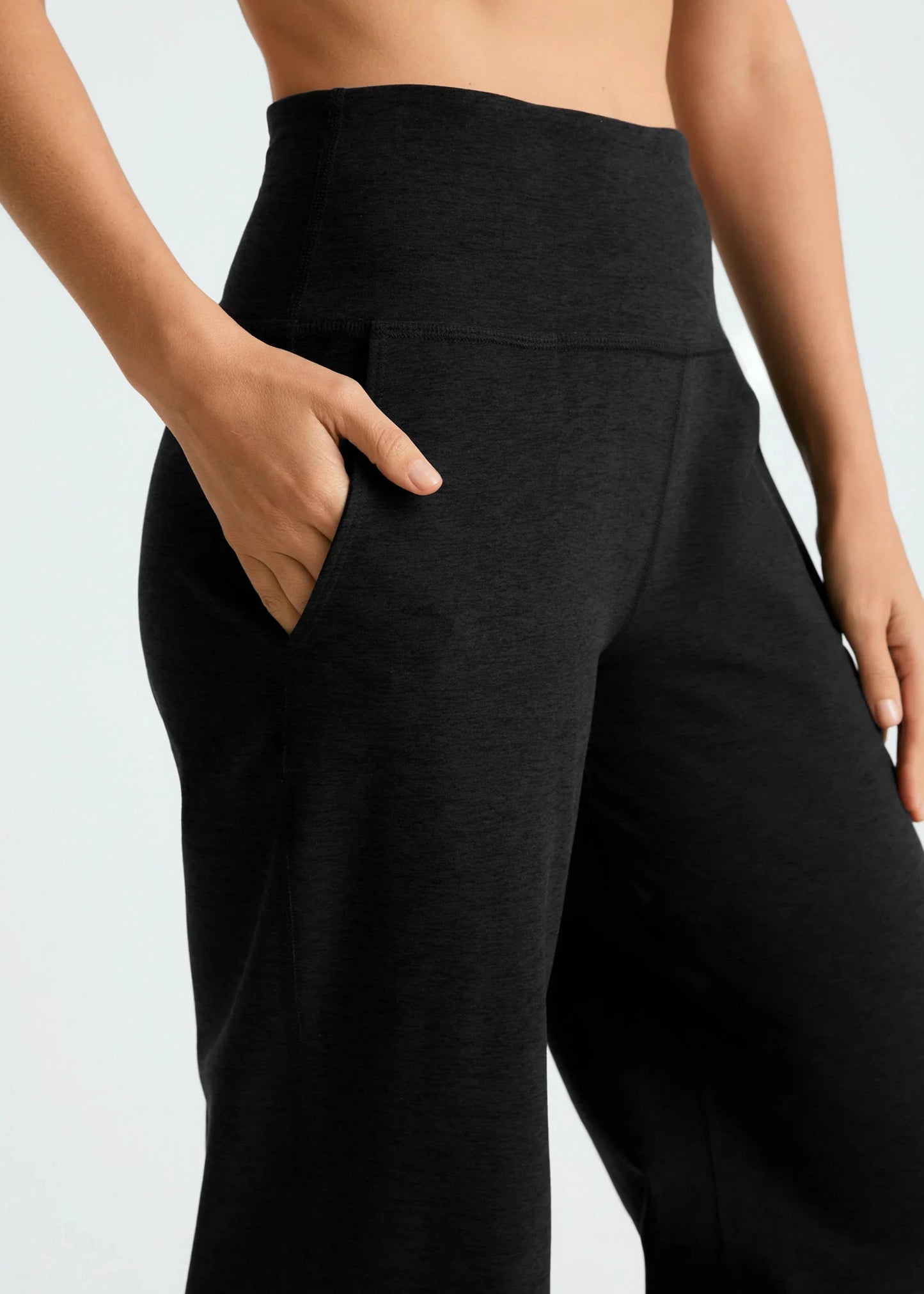 BEYOND YOGA- SPACEDYE LAID BACK WIDE LEG