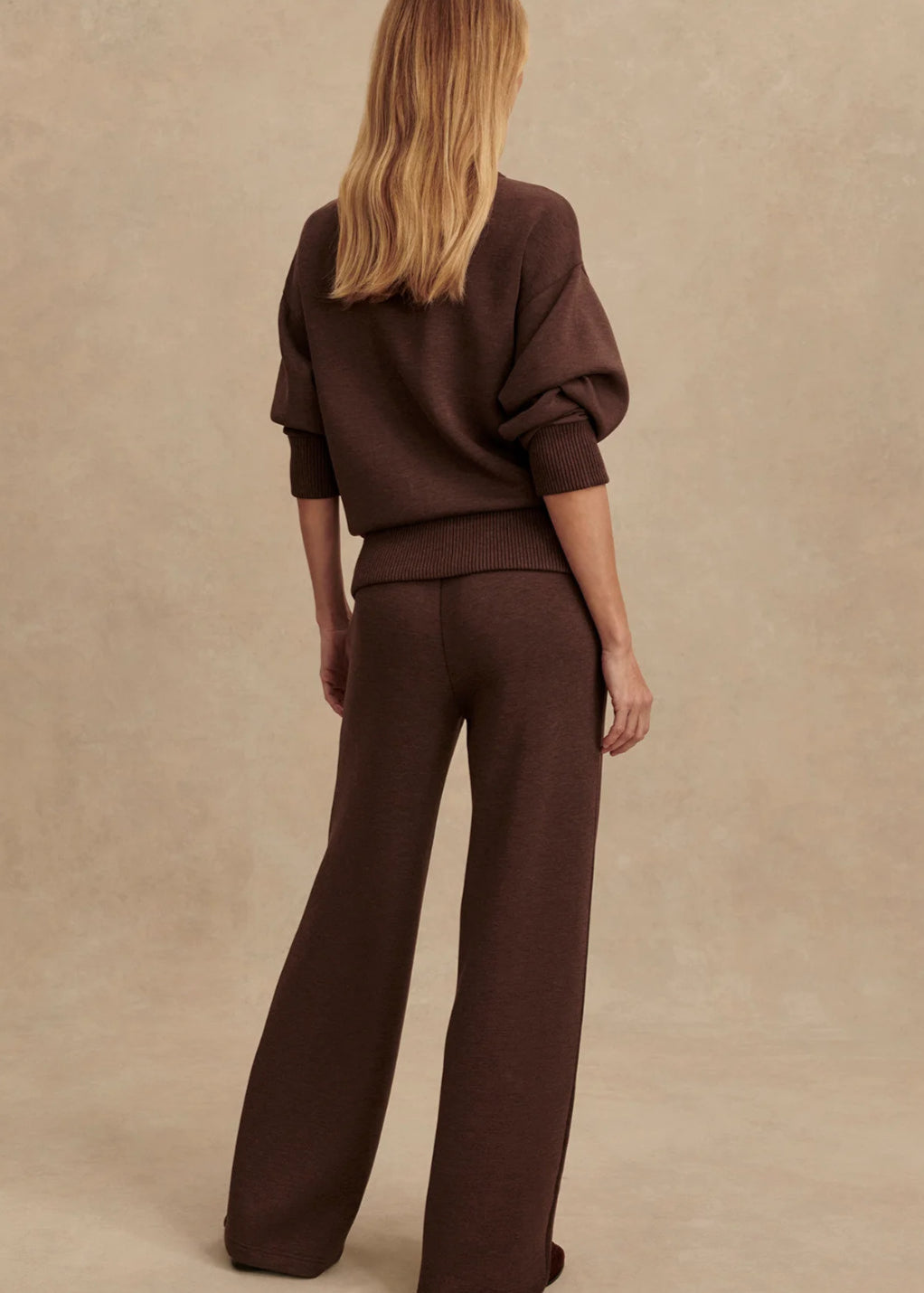 VARLEY- WIDE LEG PANT 28 COFFEE BEAN