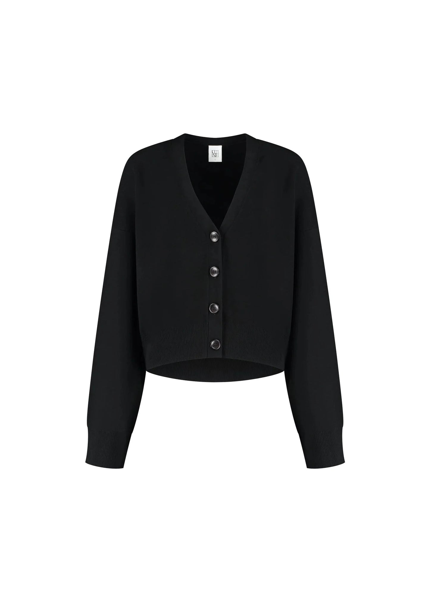 LUNE ACTIVE- OLLY CARDIGAN BLACK