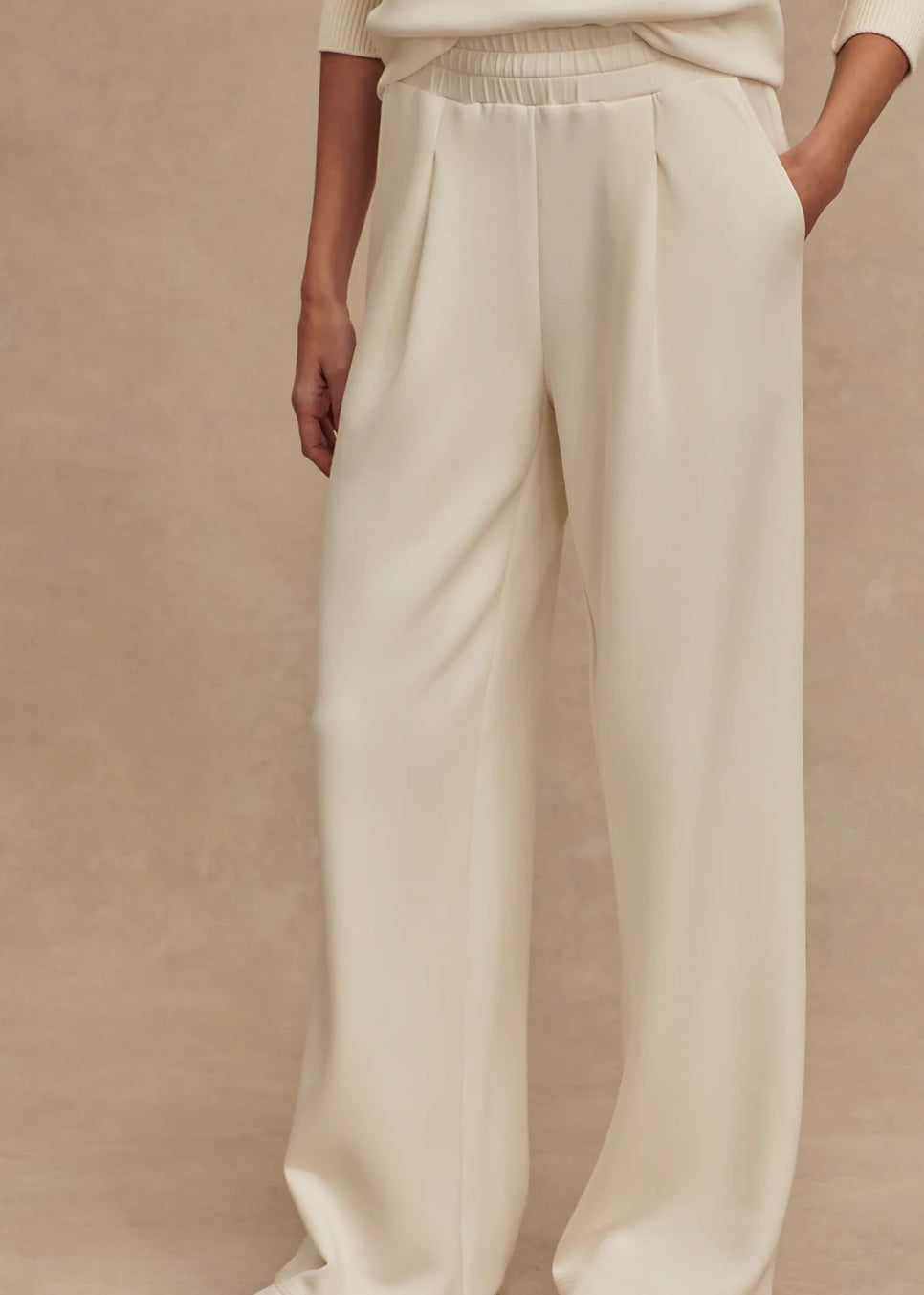 VARLEY- THE EXTRA WIDE LEG PANT 29.5” EGRET