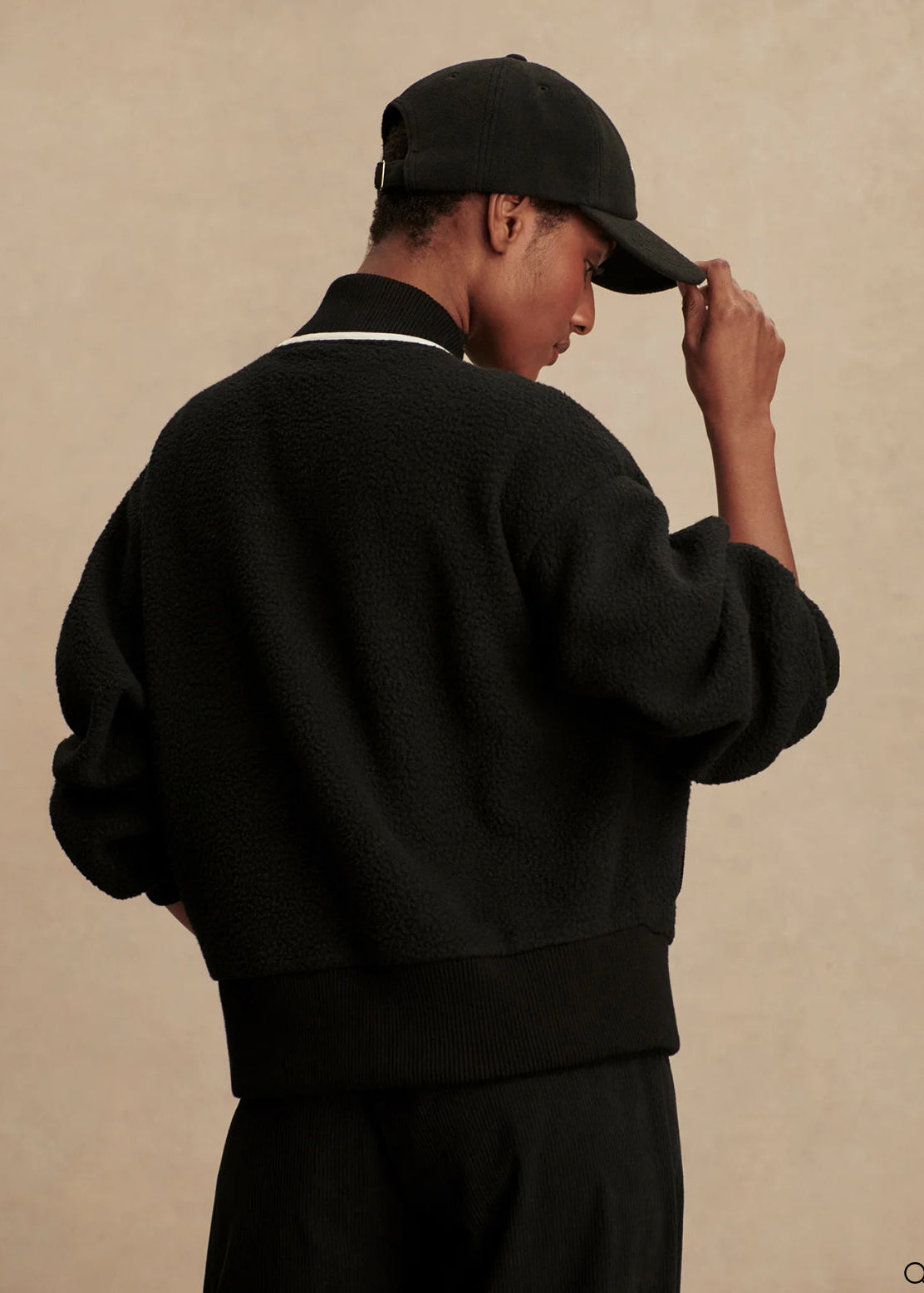 VARLEY- HANSLEY FLEECE JACKET- BLACK