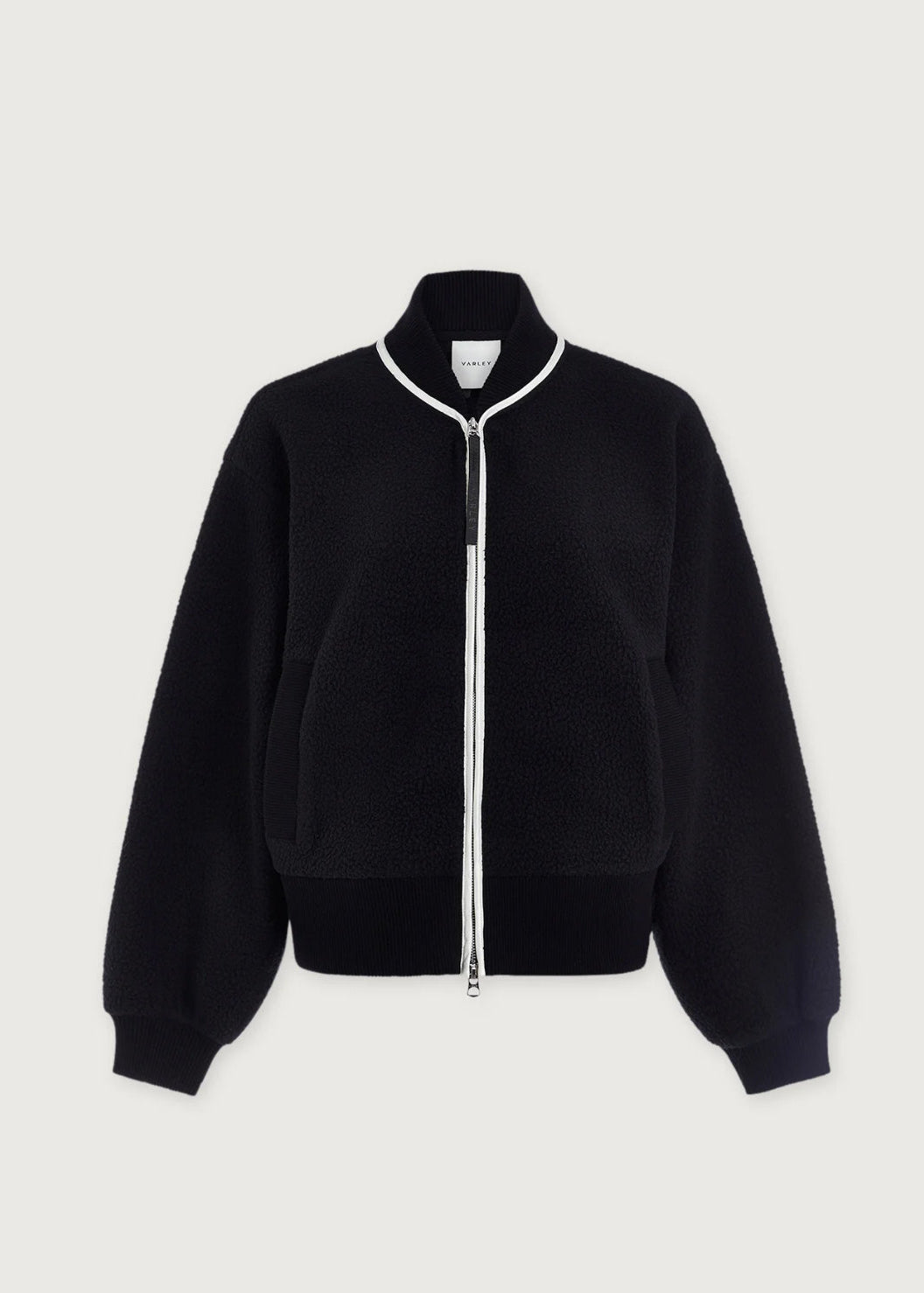 VARLEY- HANSLEY FLEECE JACKET- BLACK