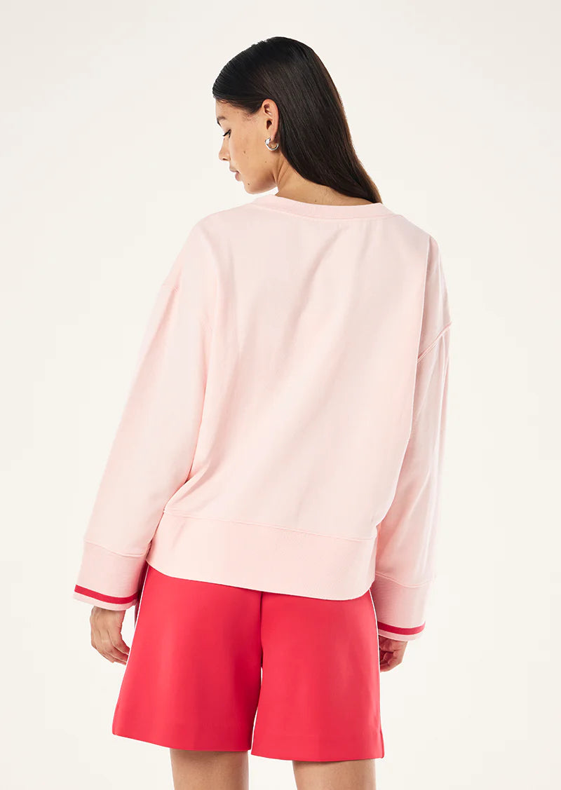 PE NATION- COURTSIDE V-NECK SWEAT