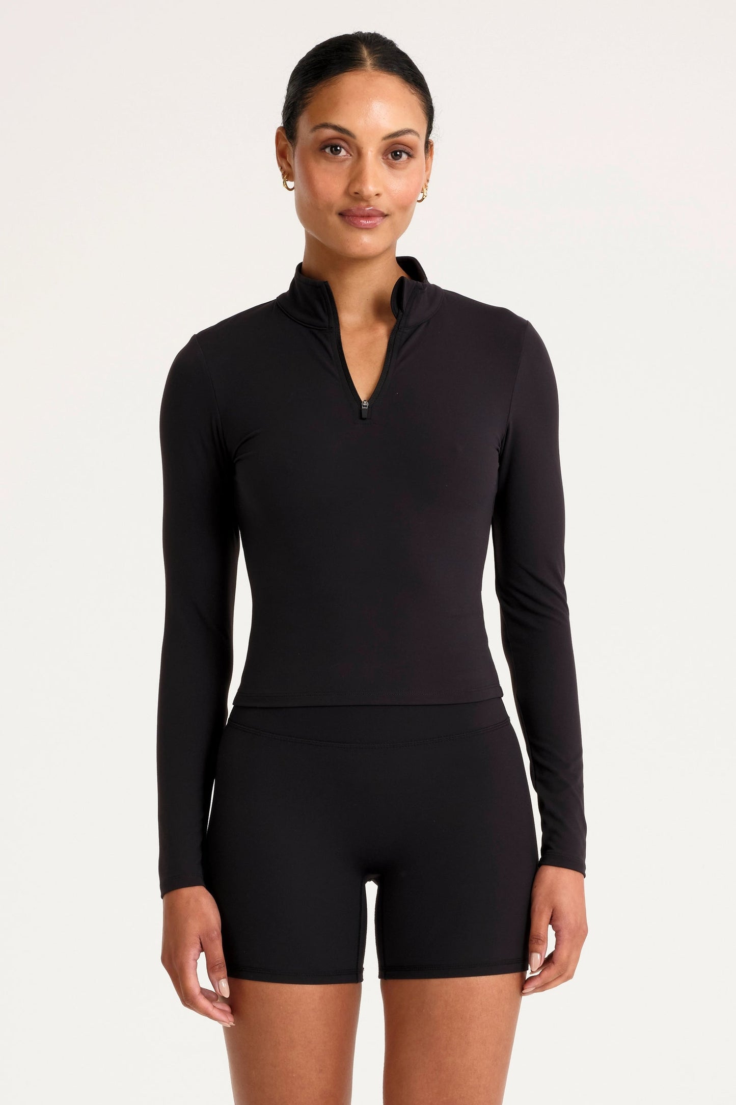 ALL FENIX- COULDCORE 1/4 ZIP LS BLACK