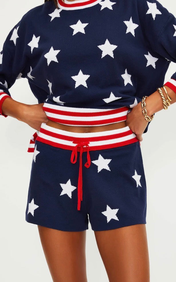 BEACH RIOT- CAL SWEATER TWILIGHT STARS