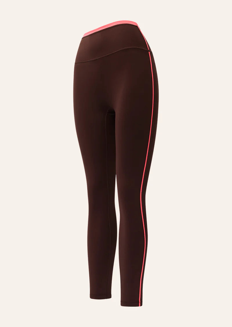 PE NATION- RADAR FULL LENGTH LEGGING MAHOGANY